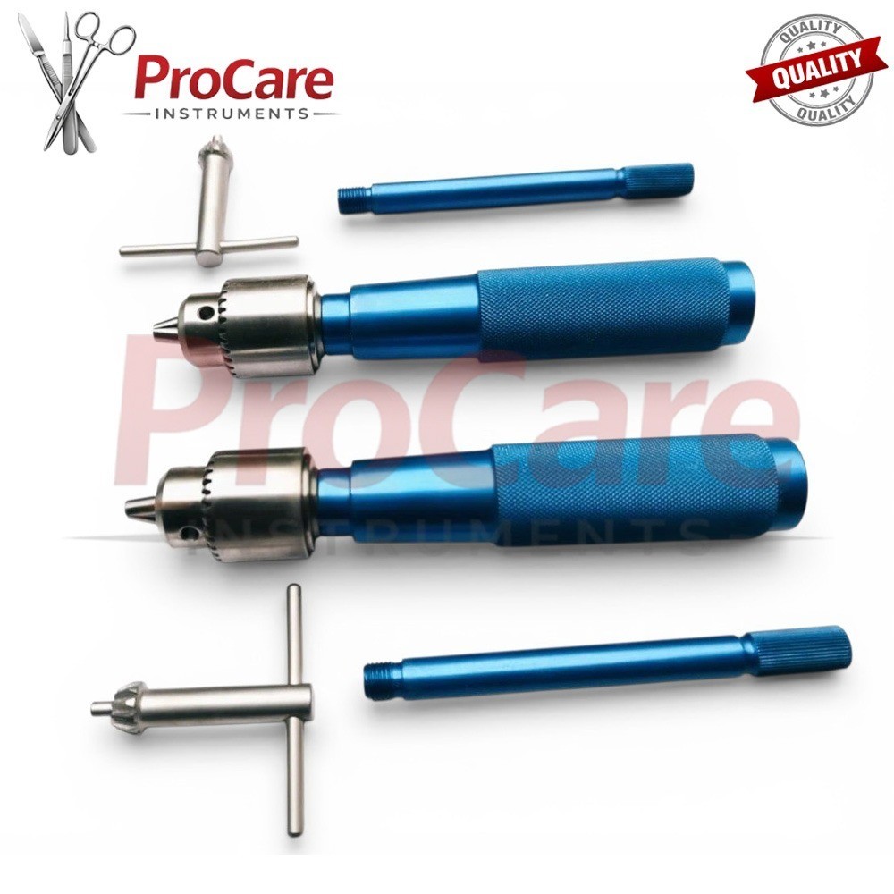 Orthopedic Hand Drill With Chuck & Key 16cm 2pcs Orthopedic Veterinary Surgery