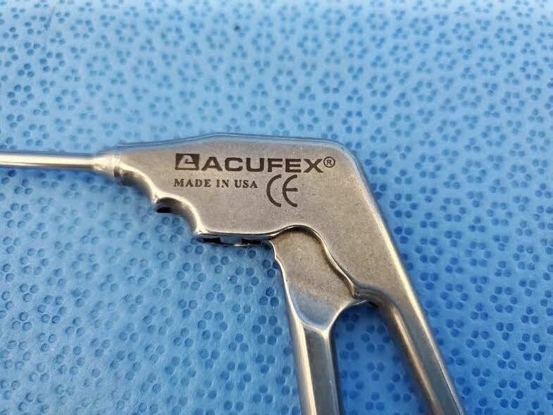 Acufex 010812 Surgical Orthopedic 60° Rotary Hooked Left Scissors Arthroscopy