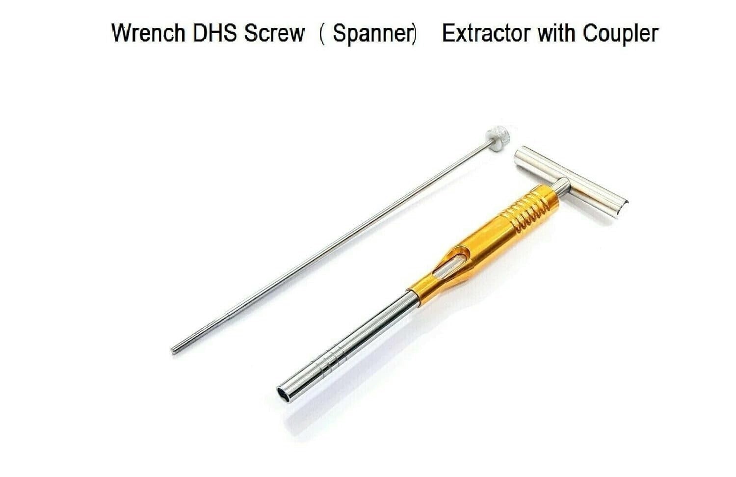 Orthopedic Wrench DHS Screw Spanner Extractor with Coupler veterinary Instrument