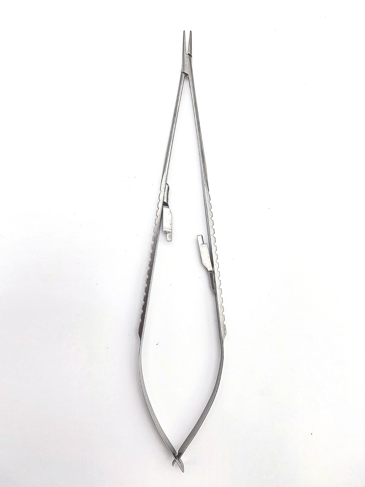 Scanlan 6006-100 Jacobson Micro Needle Holder Diamond Dust Jaws 8″