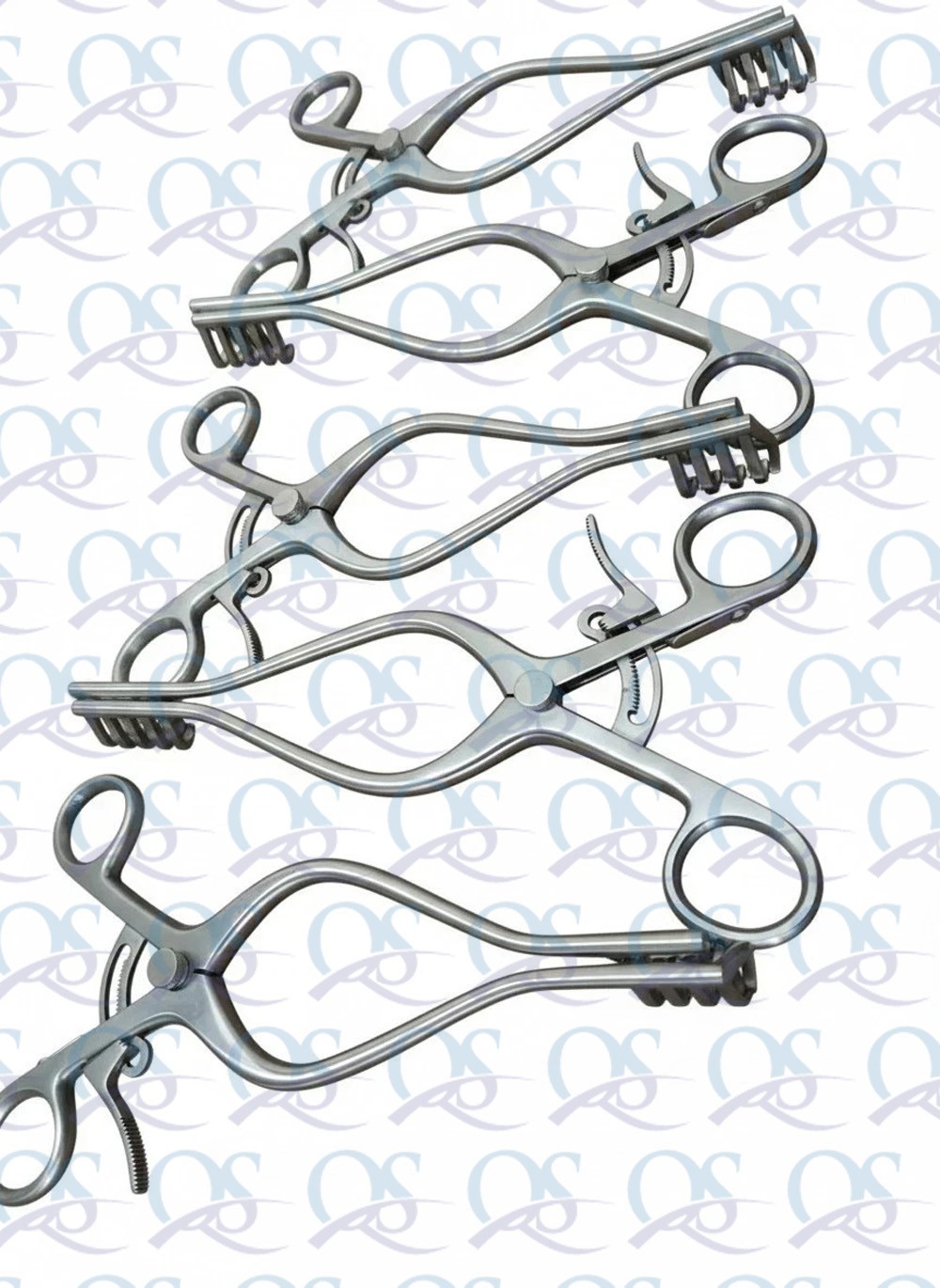 Weitlaner Retractors Medical Surgical Set 5 PCS Stainless Steel Instruments