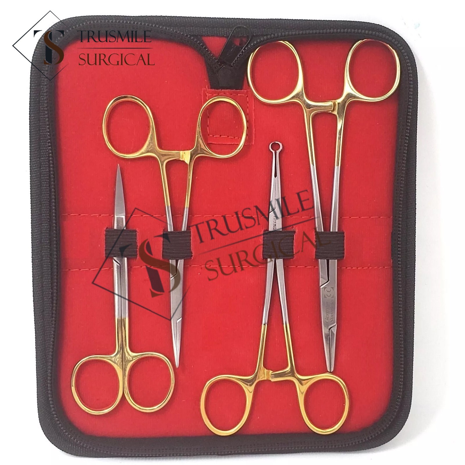 New 4 Piece German Sutureless Vasectomy Set Surgical Instruments