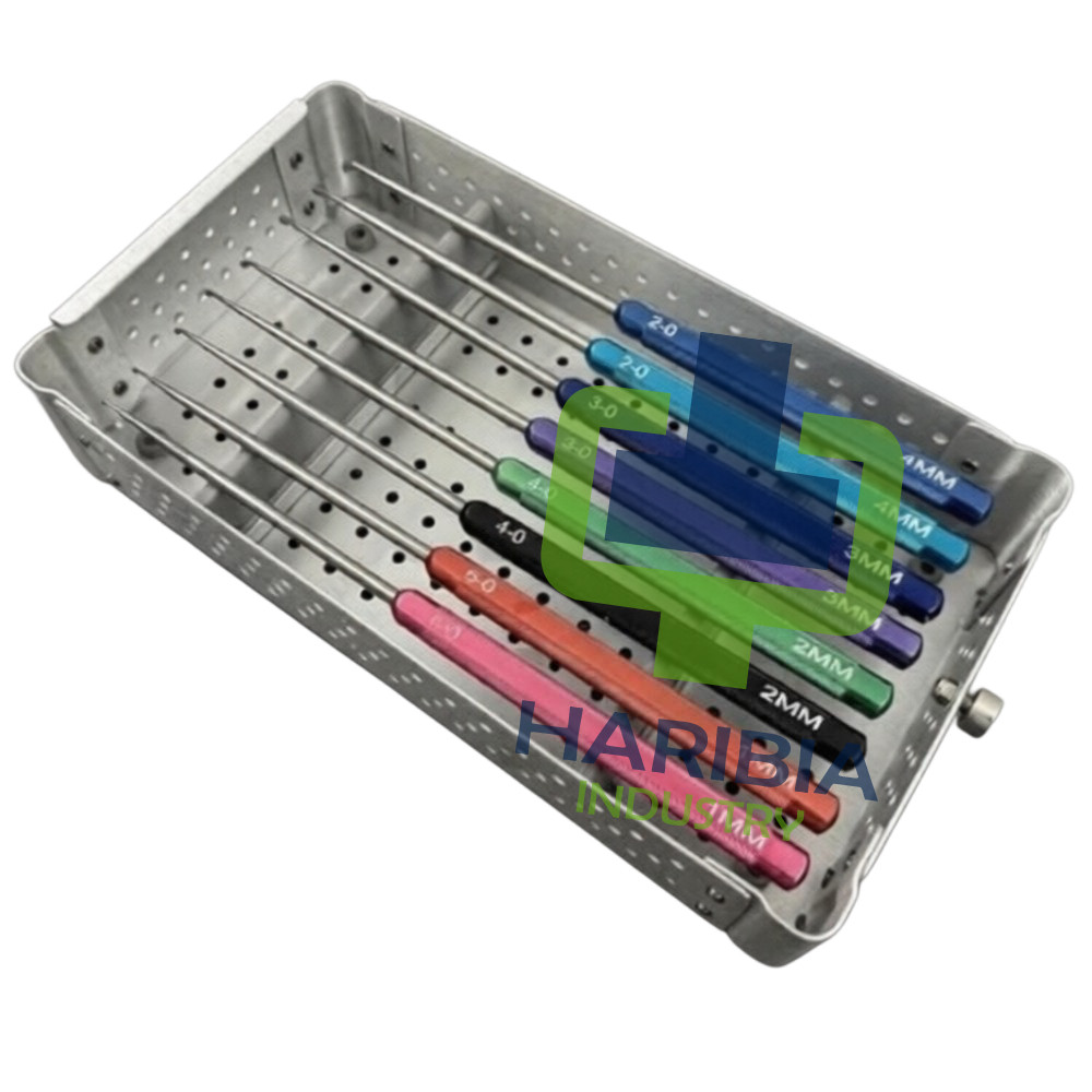 8-Pcs Micro Spine Bone Curette Set – Surgical Ortho Instruments Premium Quality
