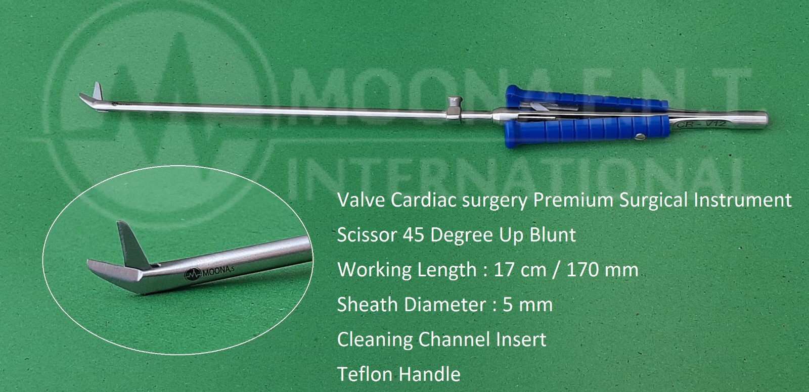Valve Gate Cardiac surgery Scissor 45° Up, Premium Quality Surgical Instruments