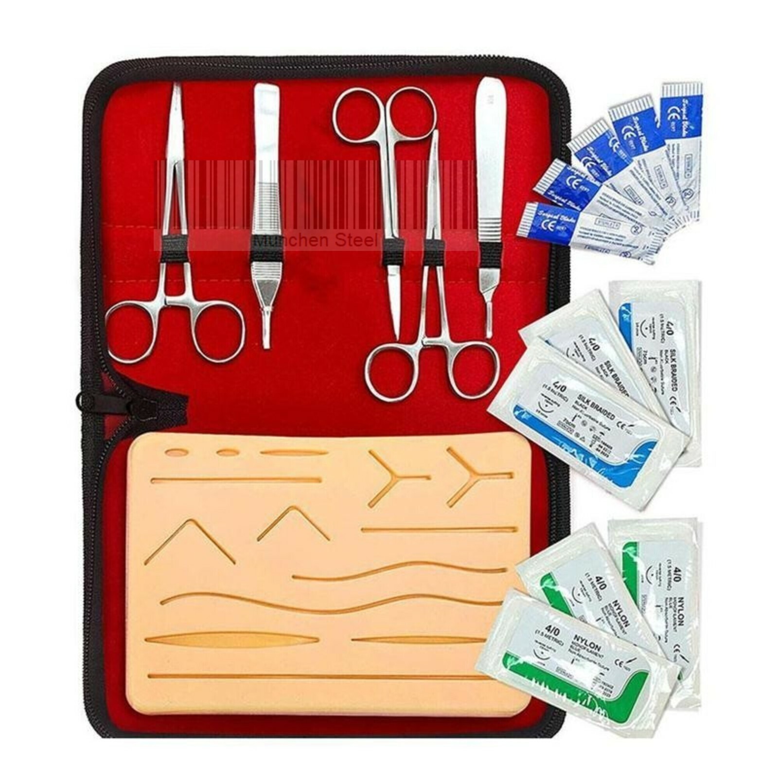 SUTURE TRAINING KIT SILICONE TRAINING PAD TEACHING KIT (3 ITEMS PER LOT)