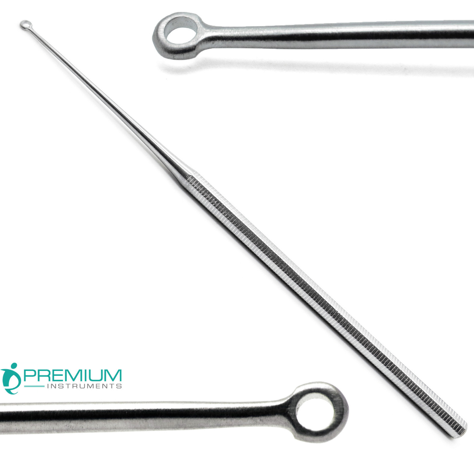 Buck Ear Blunt Curettes #1, #2, #3 Surgical Straight 6.5″ ENT New Set of 3 Pcs