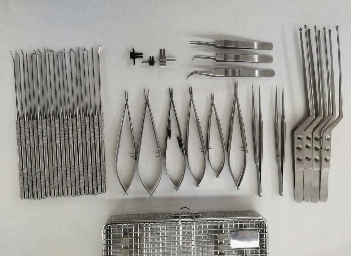 Complete Micro Surgery Instrument Set – Neuro Surgical Instruments Kit | SS Made