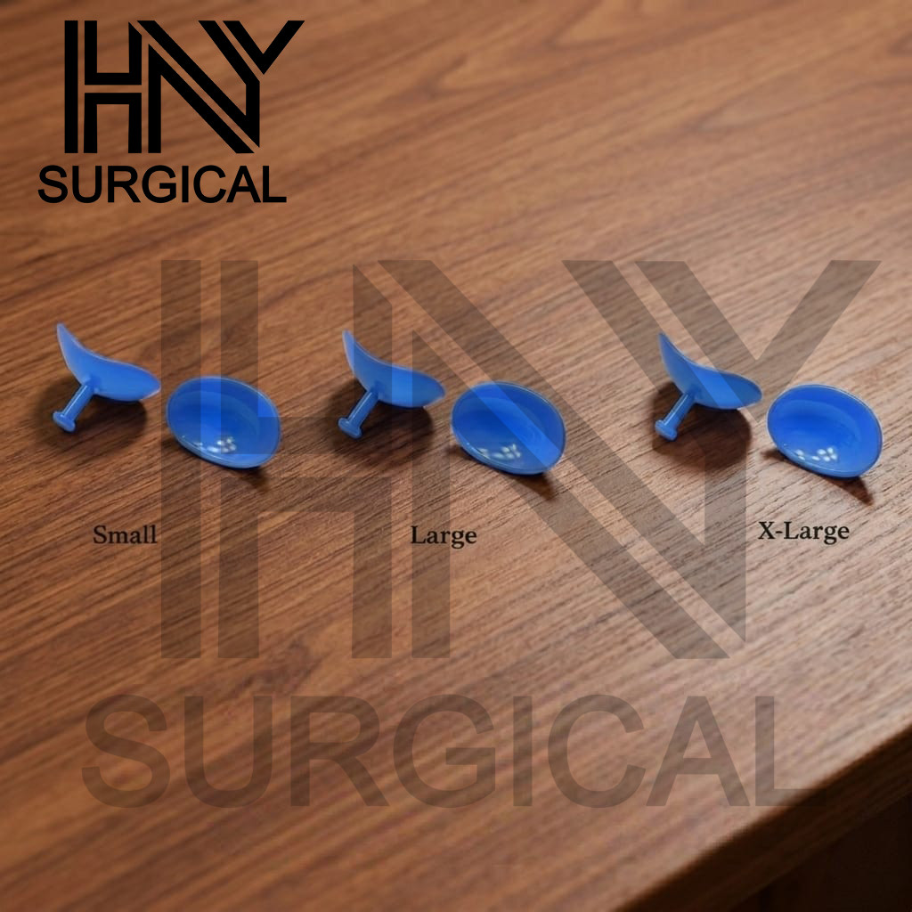 Corneal Eye Shield with Electro Coated | S & L & XL | Laser Eye Protector 6 Pcs