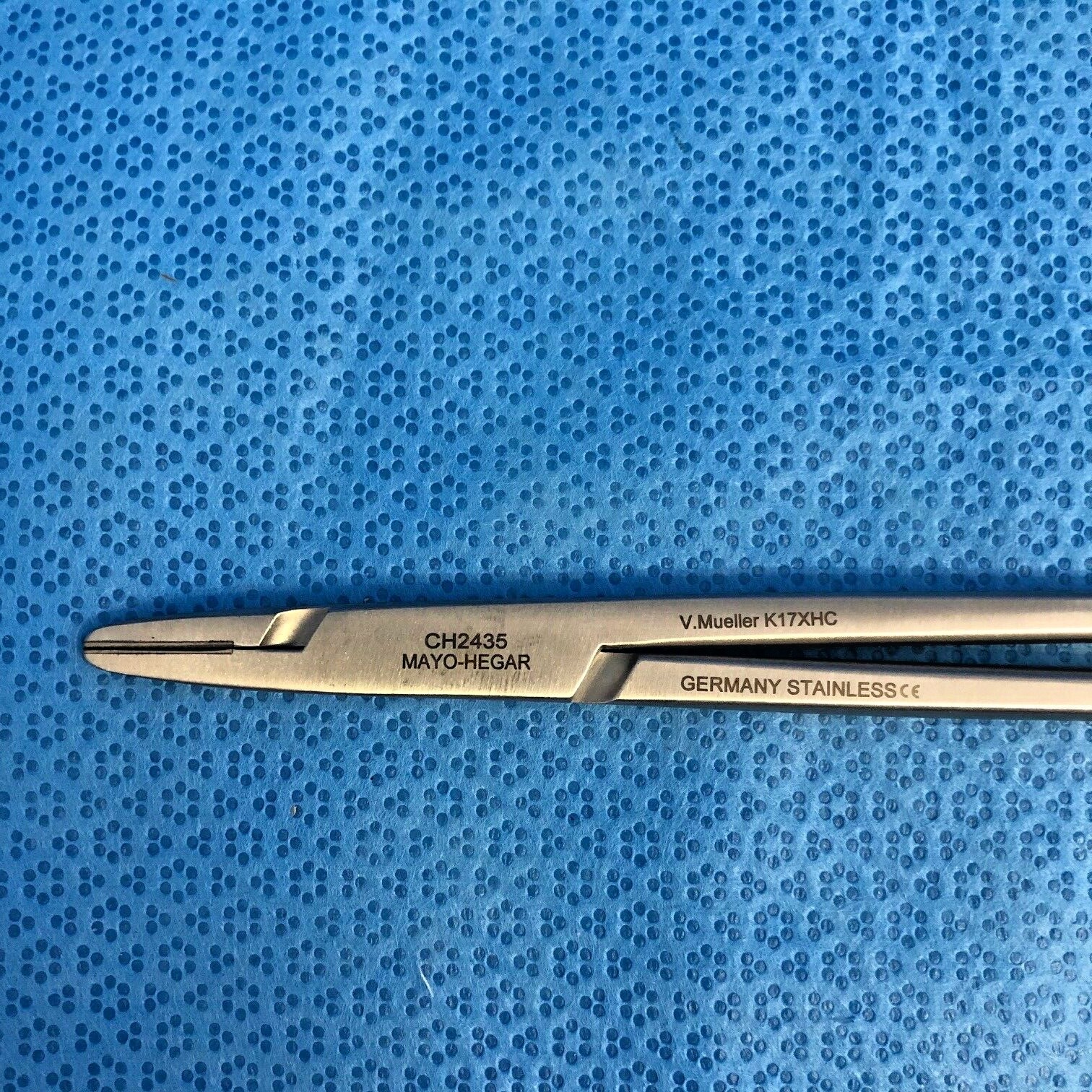 V. Mueller CH2435 Vital Mayo Hegar Needle Holder TL 11 3/4″ Orthopedic