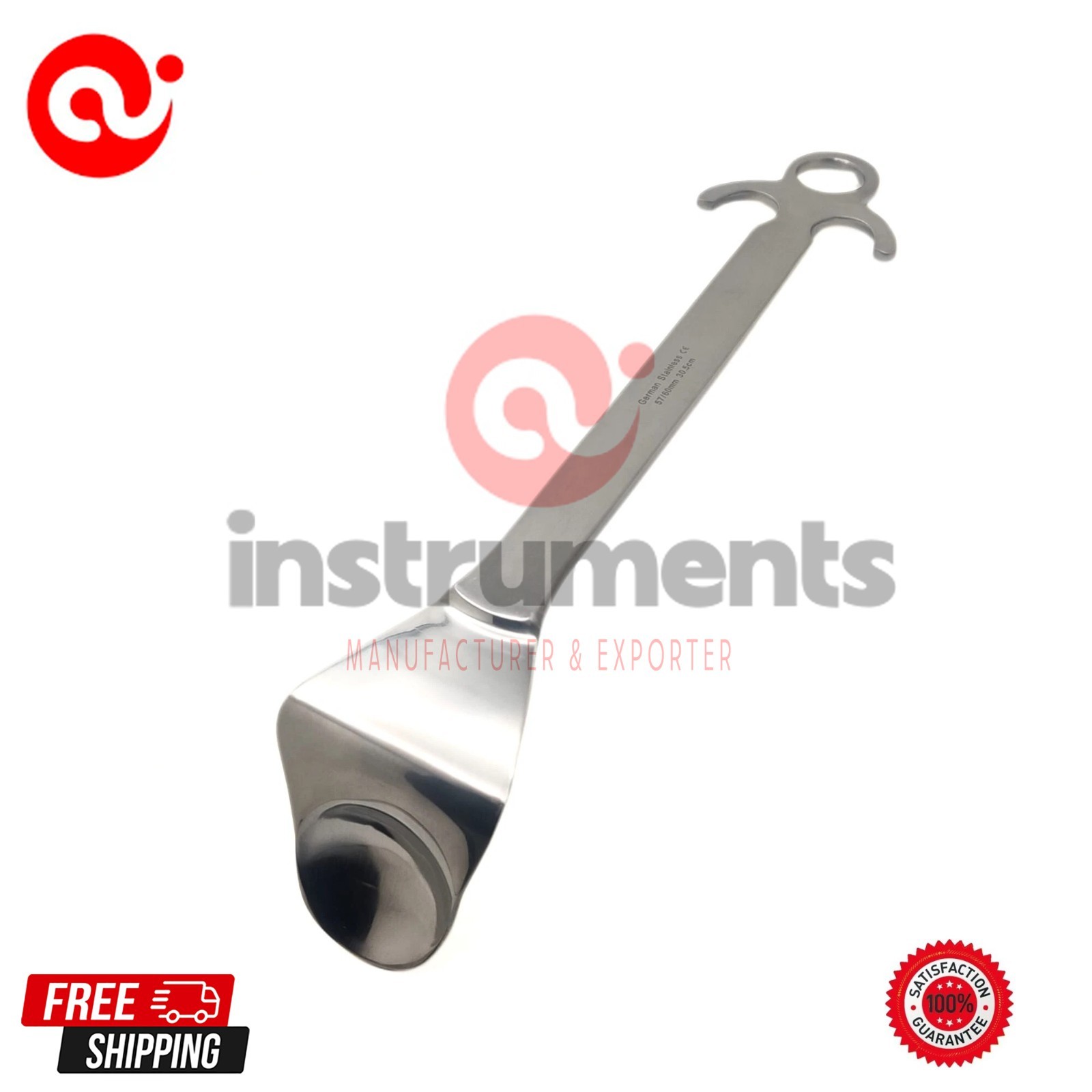 Brown Deltoid Retractor 45/60mm German Stainless Orthopedic Instrument By Ai