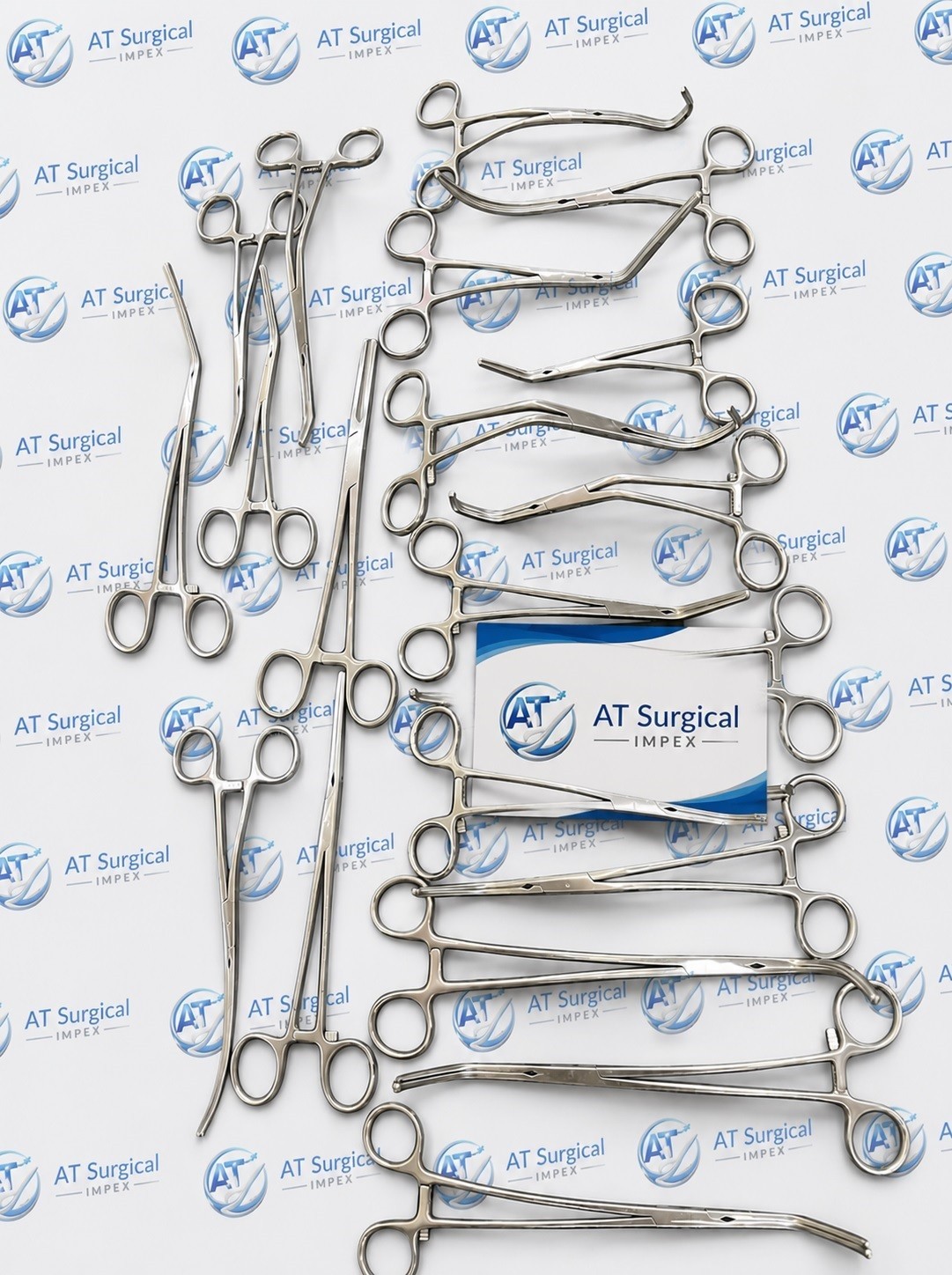 20 PCS Vascular Clamp Set Surgical Instruments Stainless Steel Kit