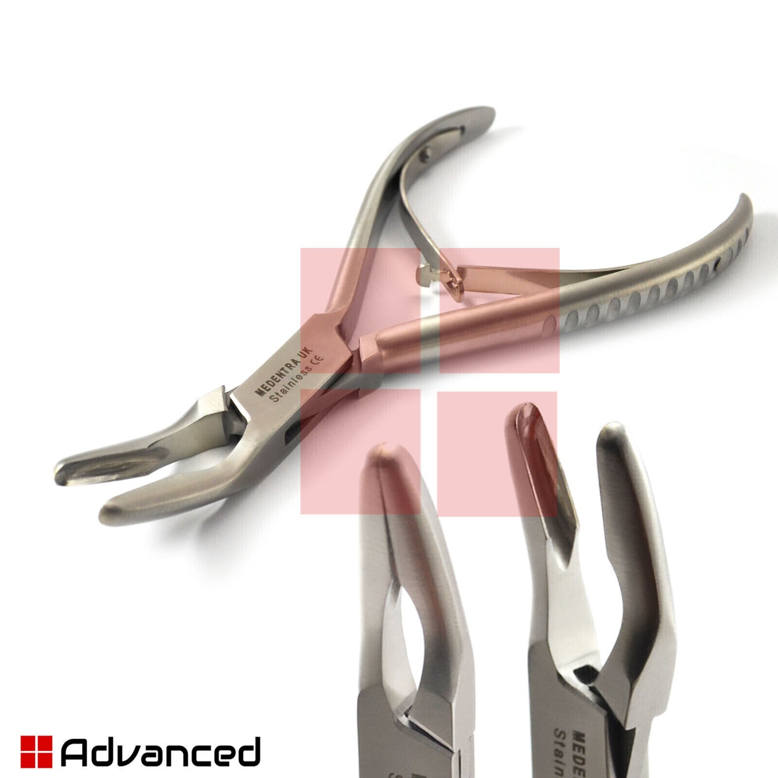 3Pcs Surgical Bone Rongeur Forceps Leur Orthopedic Tissue Trimming Cutting Plier