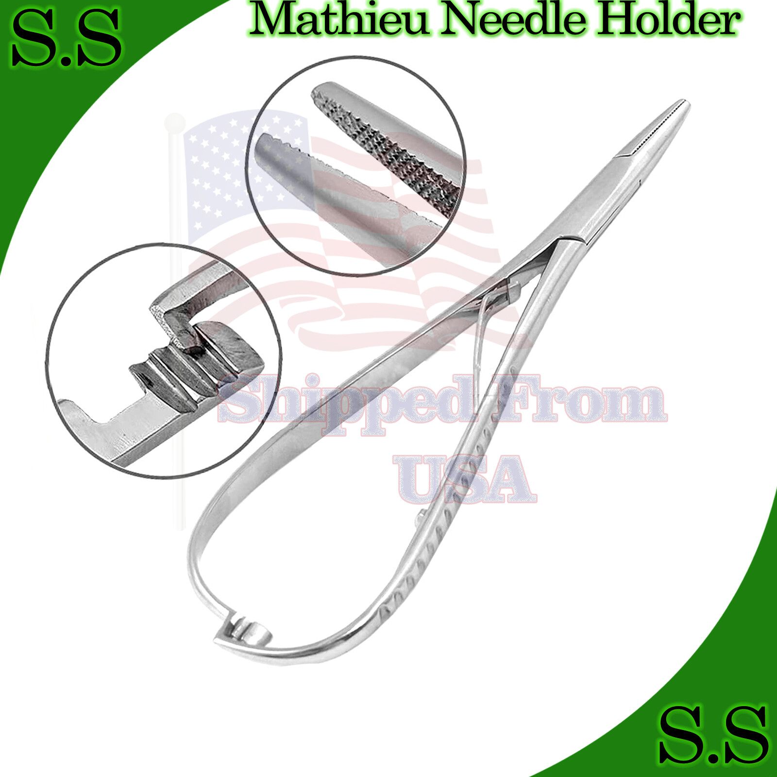 Mathieu Needle Holder 7″ Surgical Dental Instruments