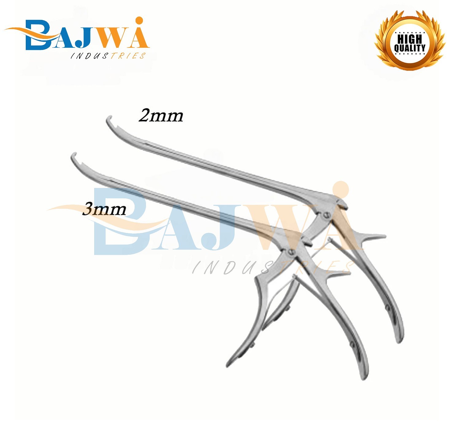 Kerrison Rounger 70°Angle 2.0 mm 3.0 mm 2 Pcs Surgical Orthopedic Instruments