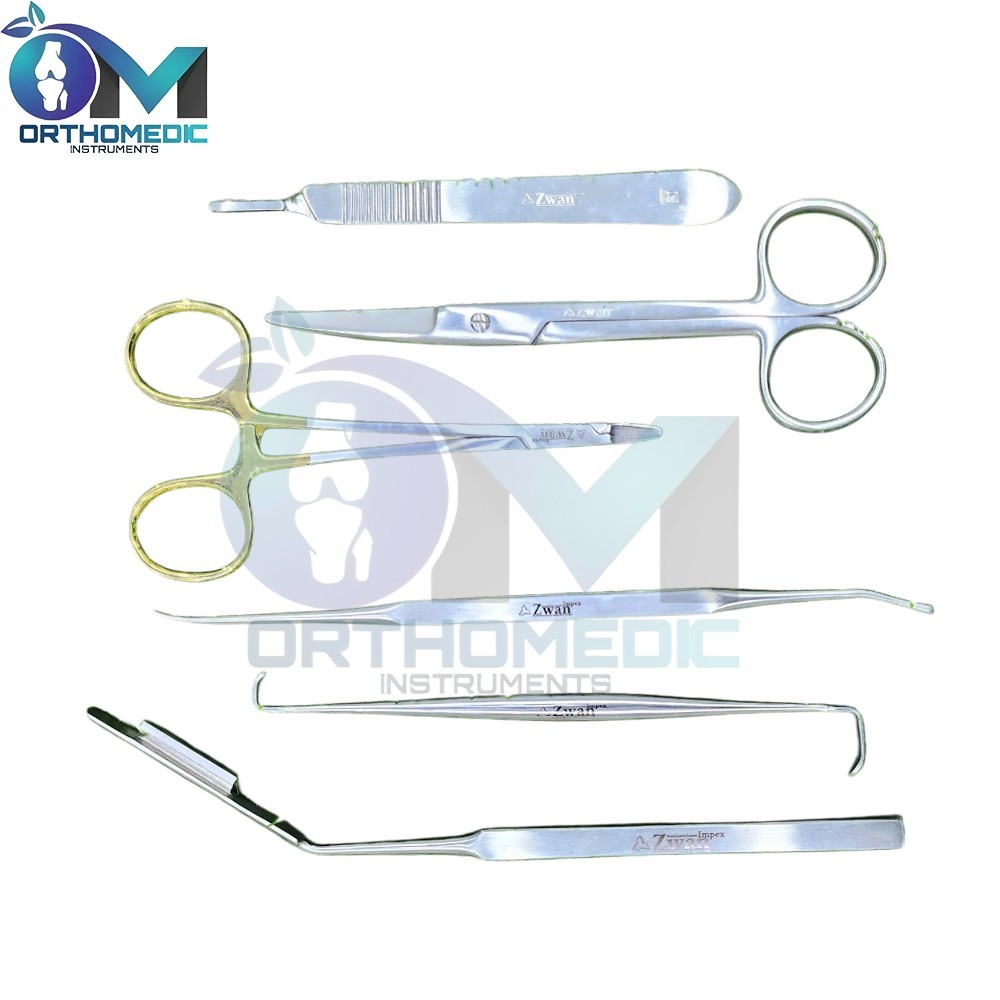 Basic Carpal Tunnel Syndrome Release Hand Palm Surgery Instrumentation Set of 6p