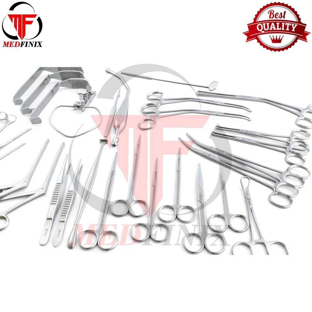 Tonsil & Adenoid Tray 30 PCs Set Surgical Instruments
