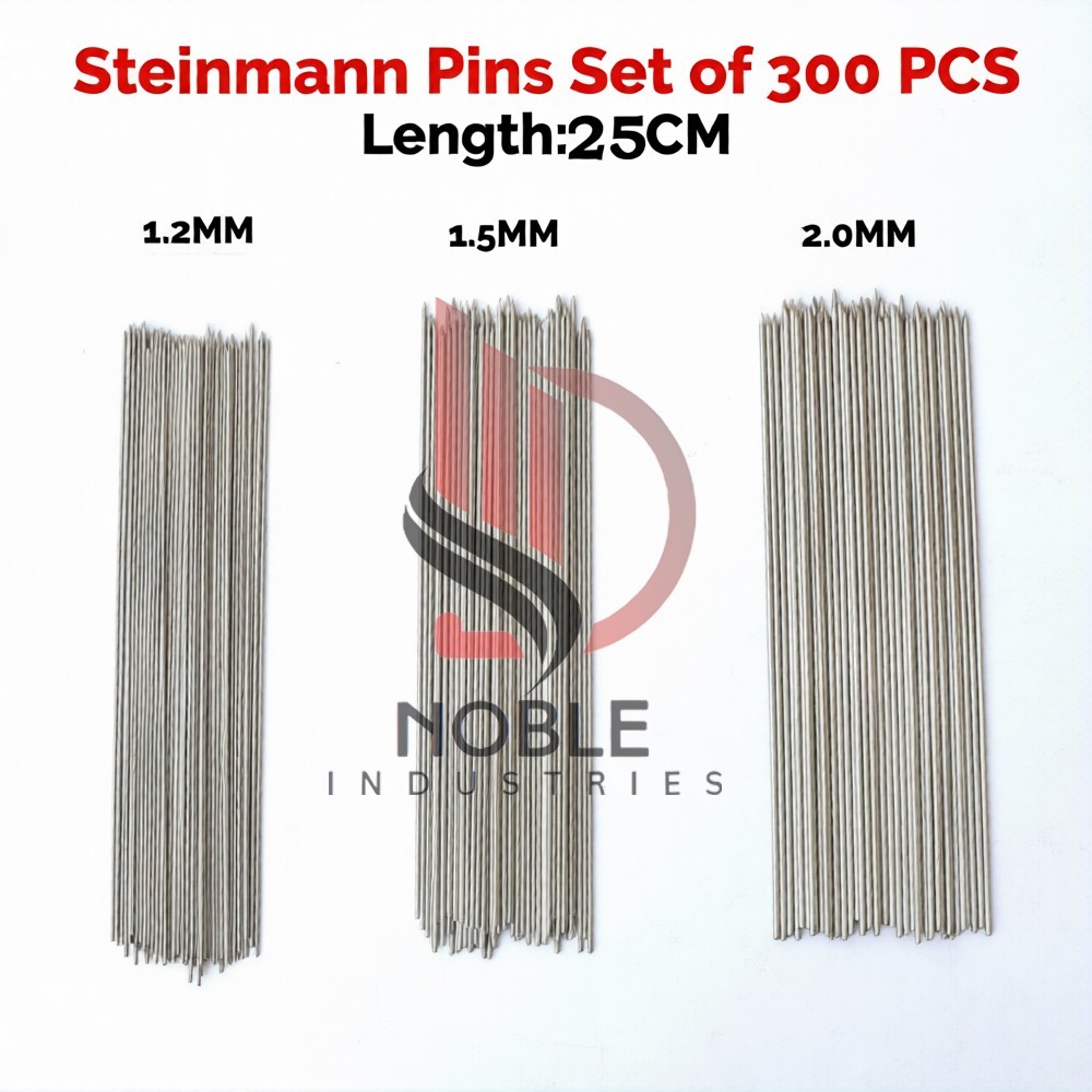 Steinmann Pins 25Cm Set of 300 PCS Orthopedic Surgical High Quality Instruments
