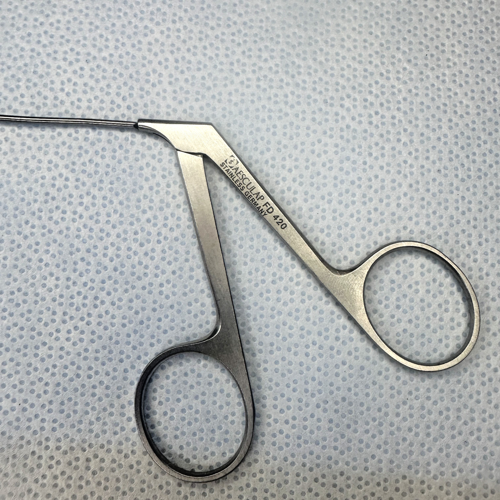 Aesculap FD420R Semi Rigid Dissecting Scissors Straight Sharp Neurology