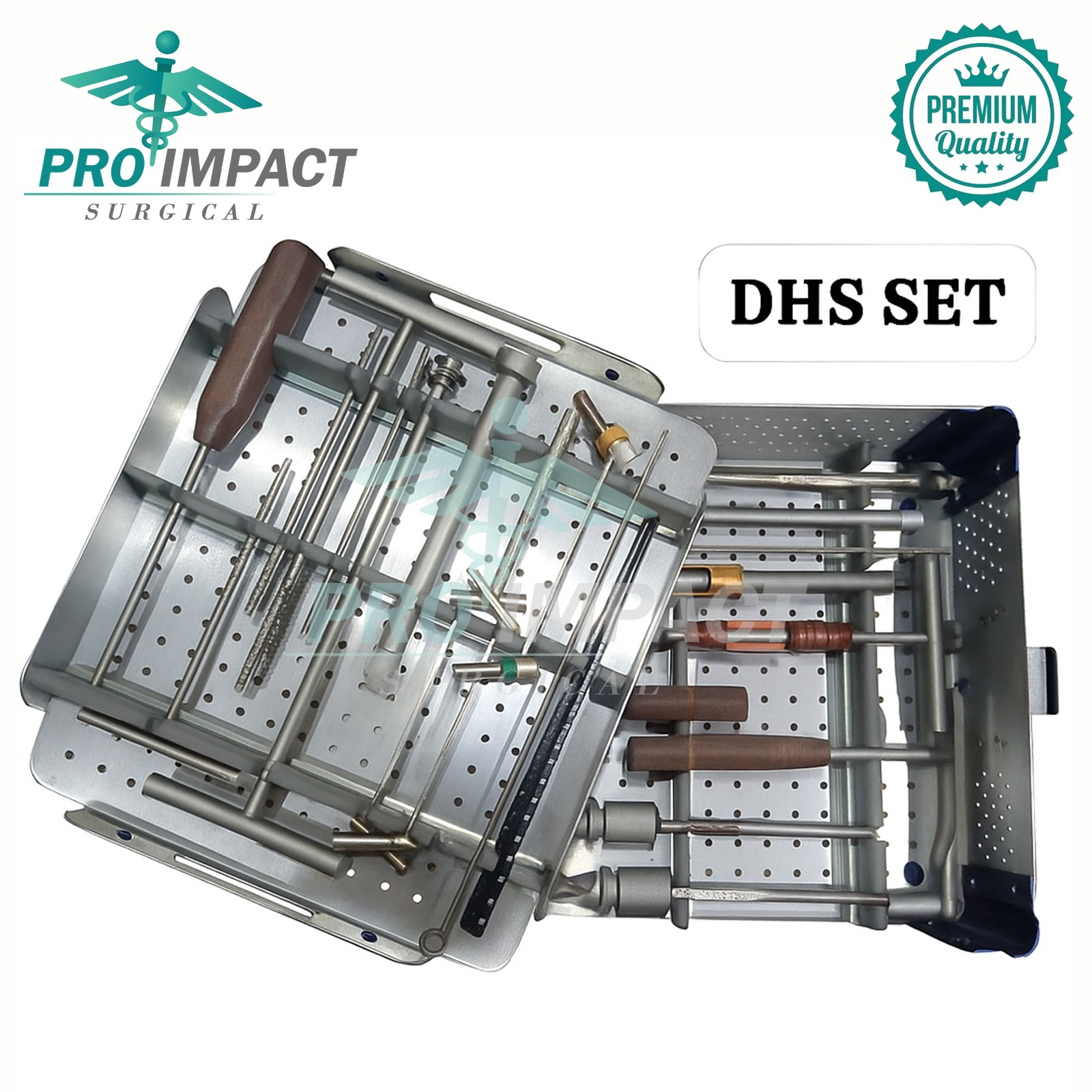 DHS & DCS Orthopedic Instruments Set with Aluminum Box Surgical Intruments