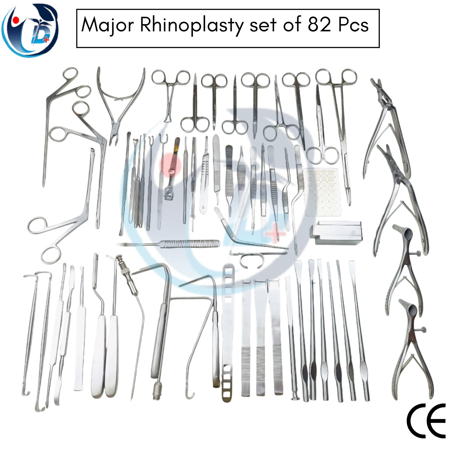 Major Rhinoplasty Surgical instruments set of 82 Pcs Nose & Plastic Surgery +Box