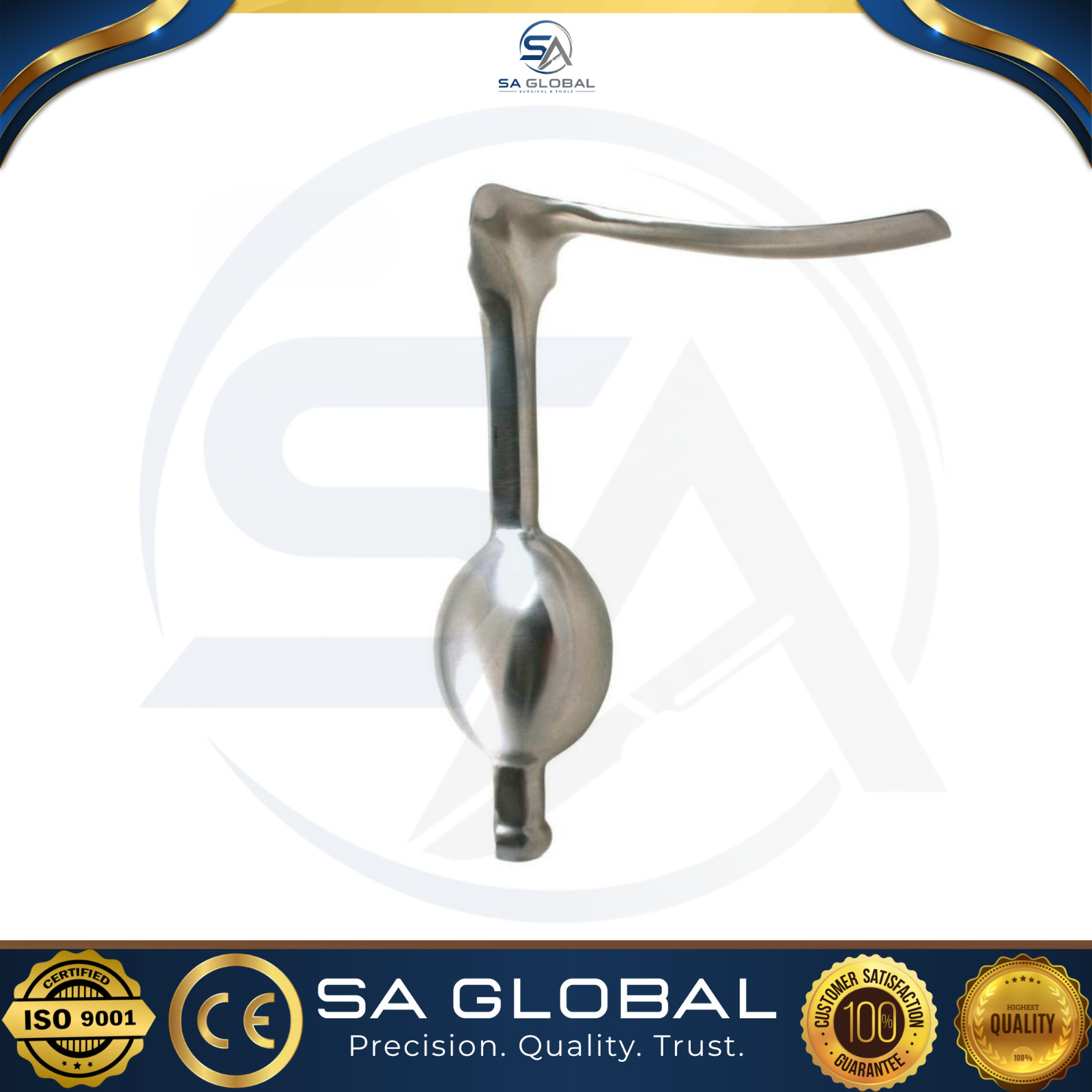 2pcs Lot Steiner-Auvard Weighted Vaginal Speculum 2.5lbs Long Blade Instruments