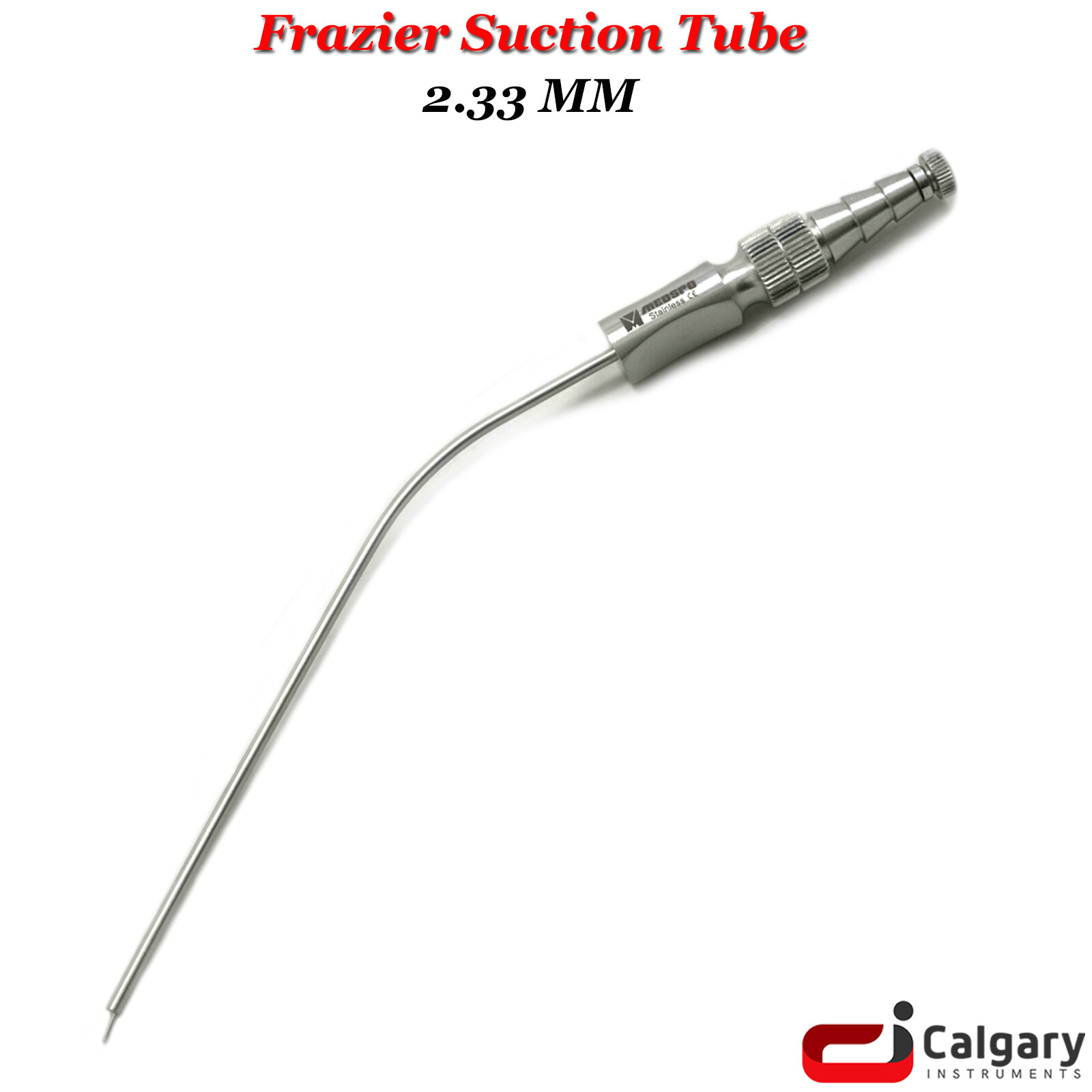 Surgical FRAZIER Suction Tube 2.33mm Aspirator Dental ENT Surgical Instruments