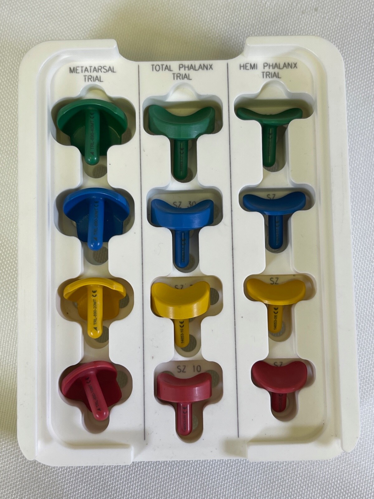 Ascension Orthopedics CSA-890-02 MOVEMENT Great Toe System w/ Sterilization Case