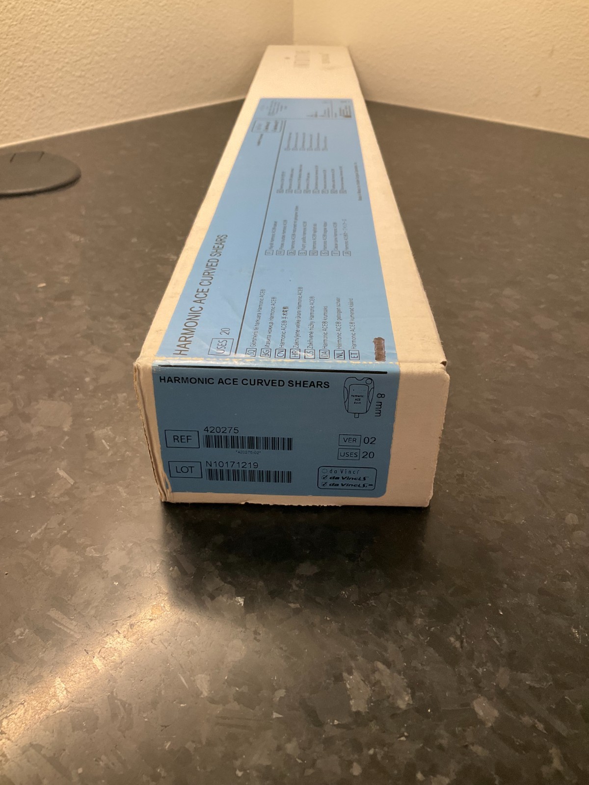NEW SEALED Intuitive Surgical 420275 Da Vinci Harmonic Ace Curved Shears