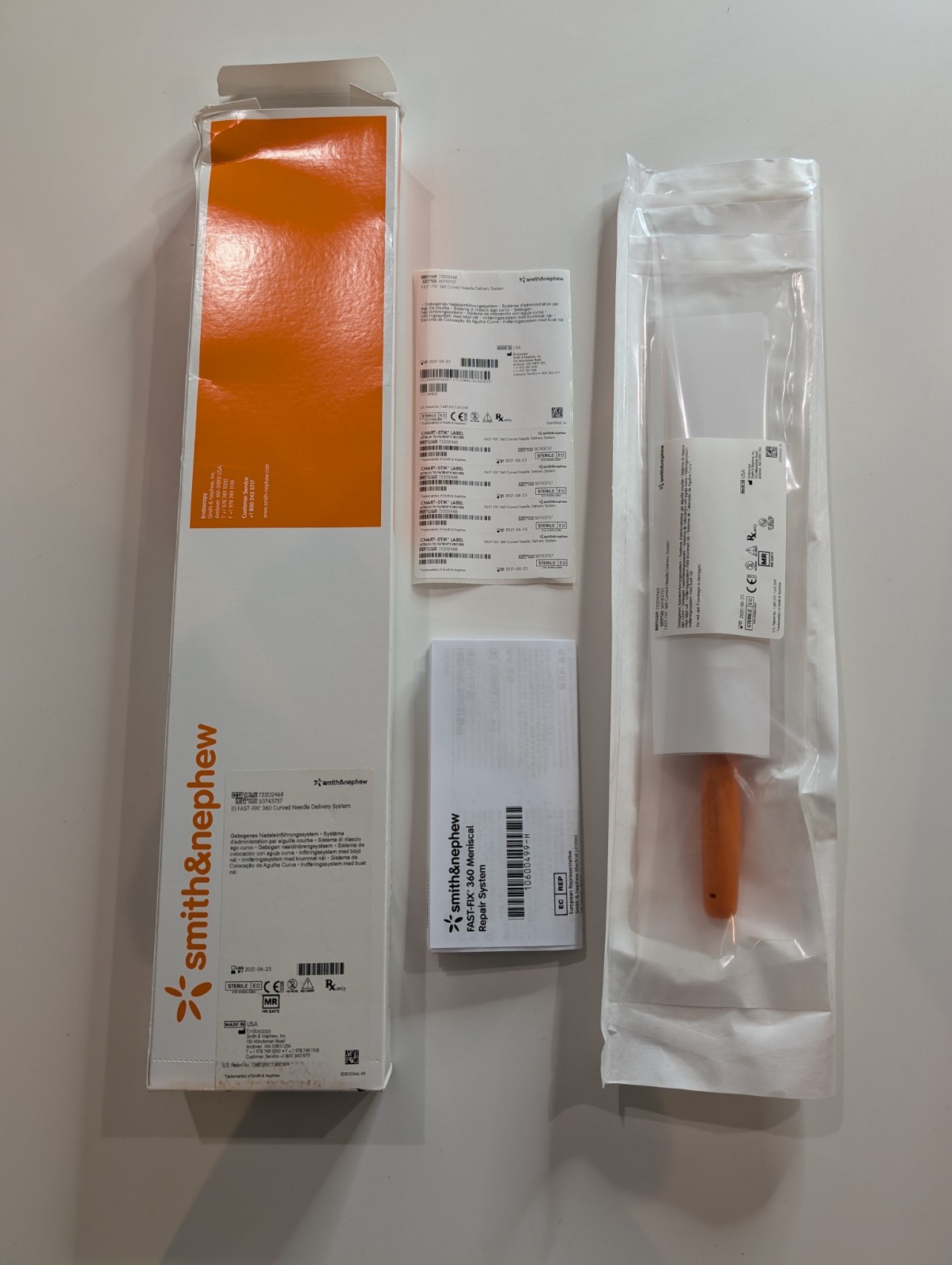 Smith & Nephew FAST-FIX 360 Curved Needle Delivery System 72202468