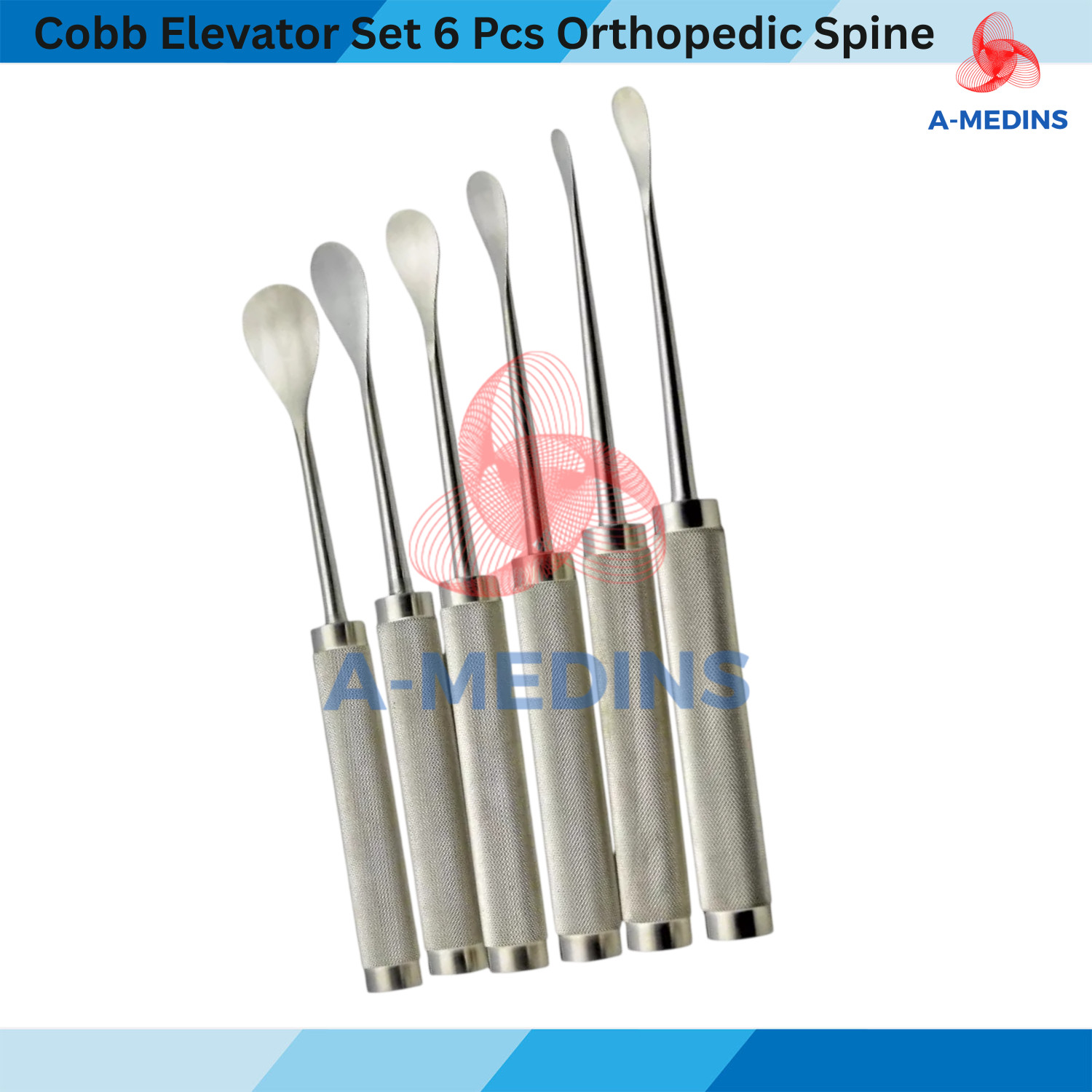 Cobb Elevator Set 6 Pcs – Best Orthopedic Spine Surgical Elevators Instruments