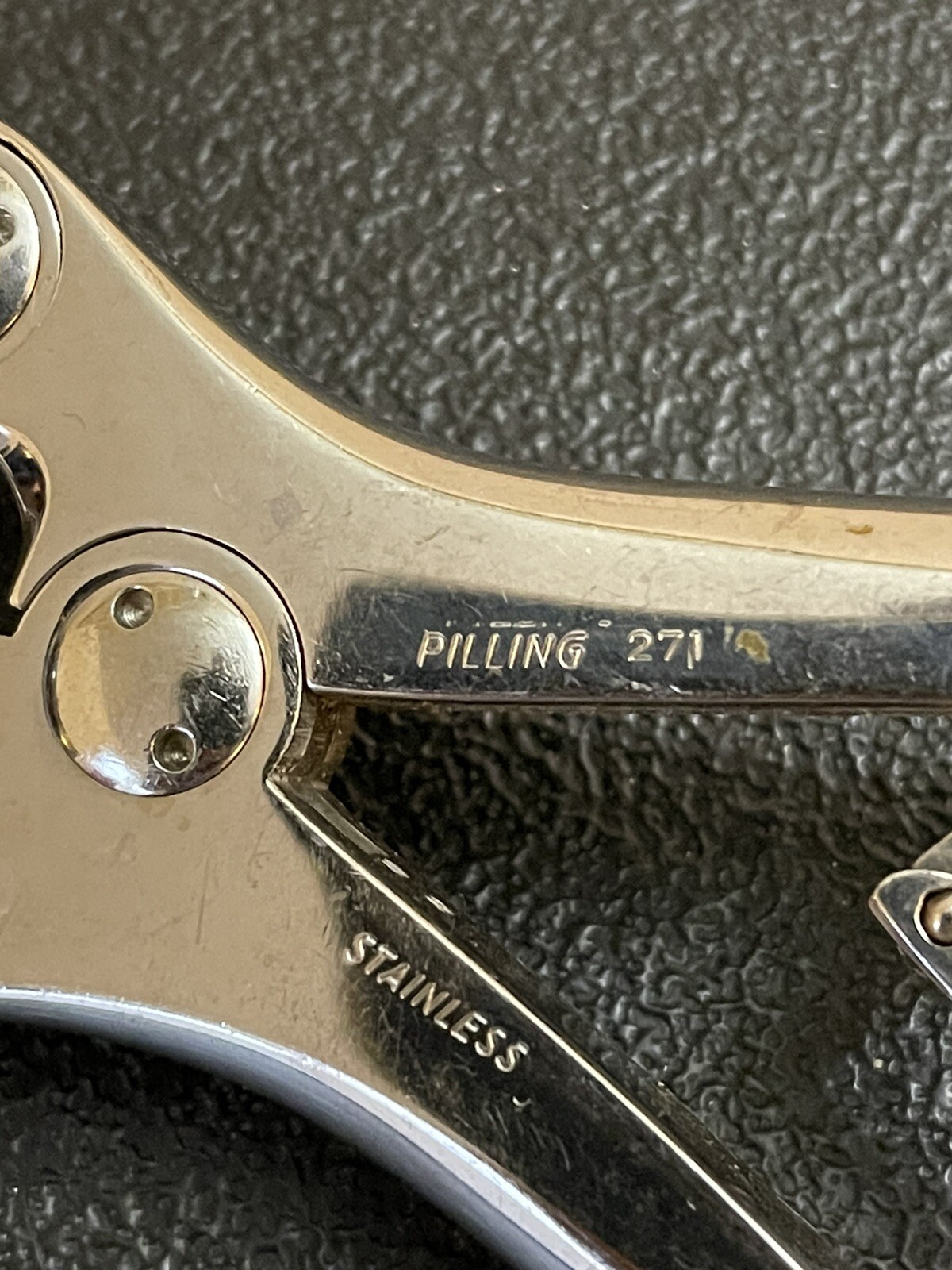 VTG PILLING LARGE 12” SURGICAL PLIERS 271 22 MADE IN GERMANY STAINLESS RARE!!