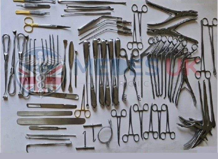 Basic Craniotomy & Laminectomy Spinal Surgical Orthopedic Instruments Set 78 Pcs