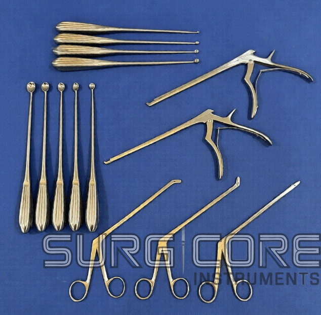 Laminectomy Instruments Set Of 14 Pcs Orthopaedic Spine Surgery Stainless Steel