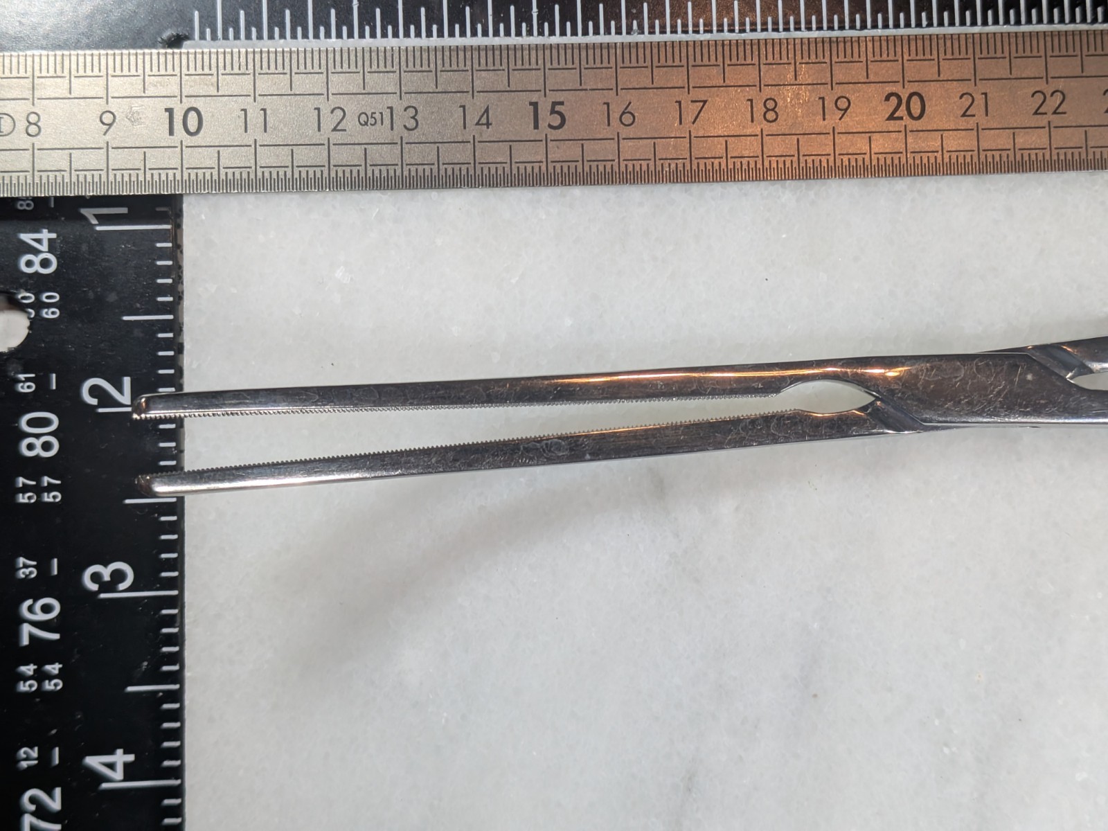 Curved Hemostatic Forceps Approx 10″