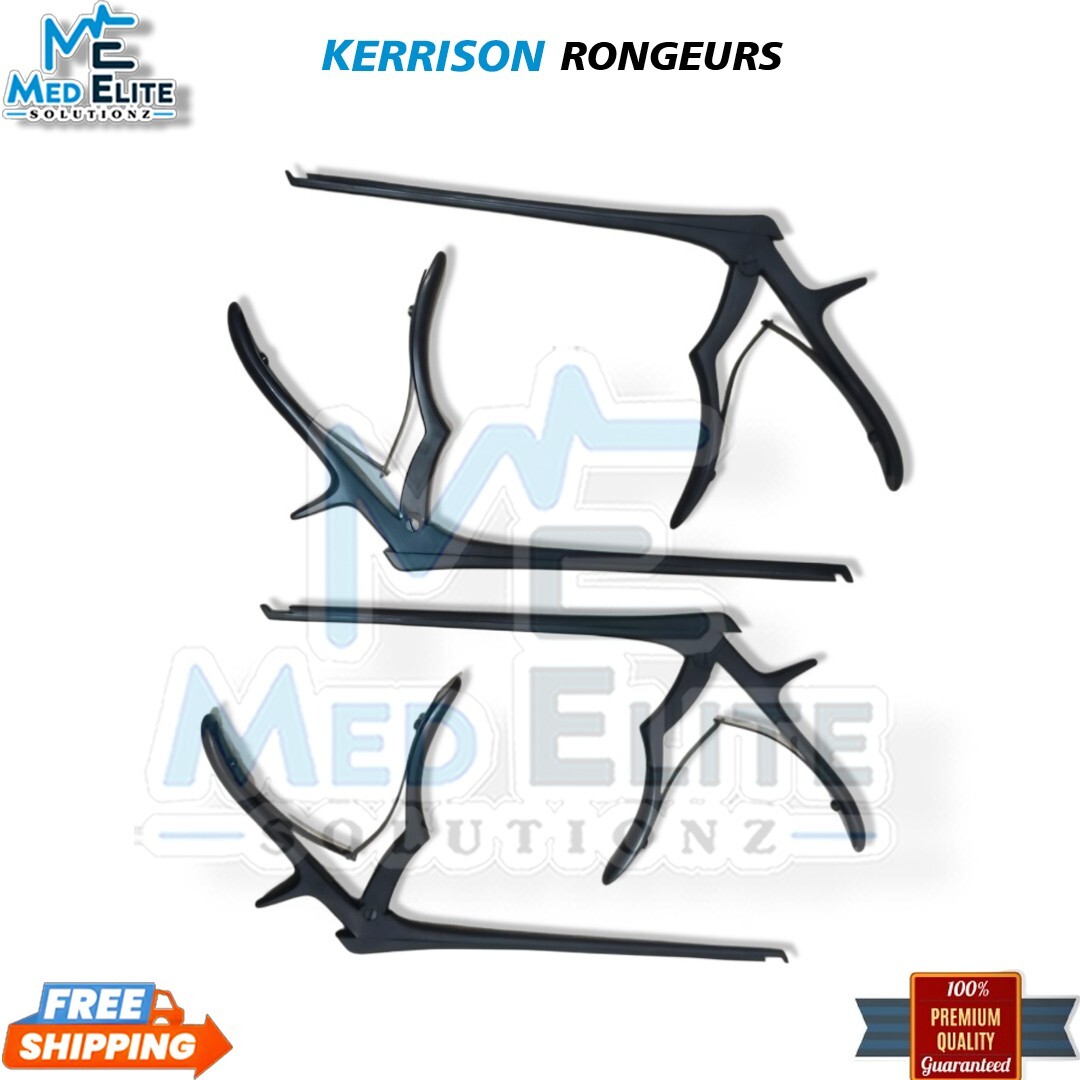 Kerrison Rongeurs 7 Inches (1mm) Set of 4 Pcs 45 Degree Up Orthopaedic