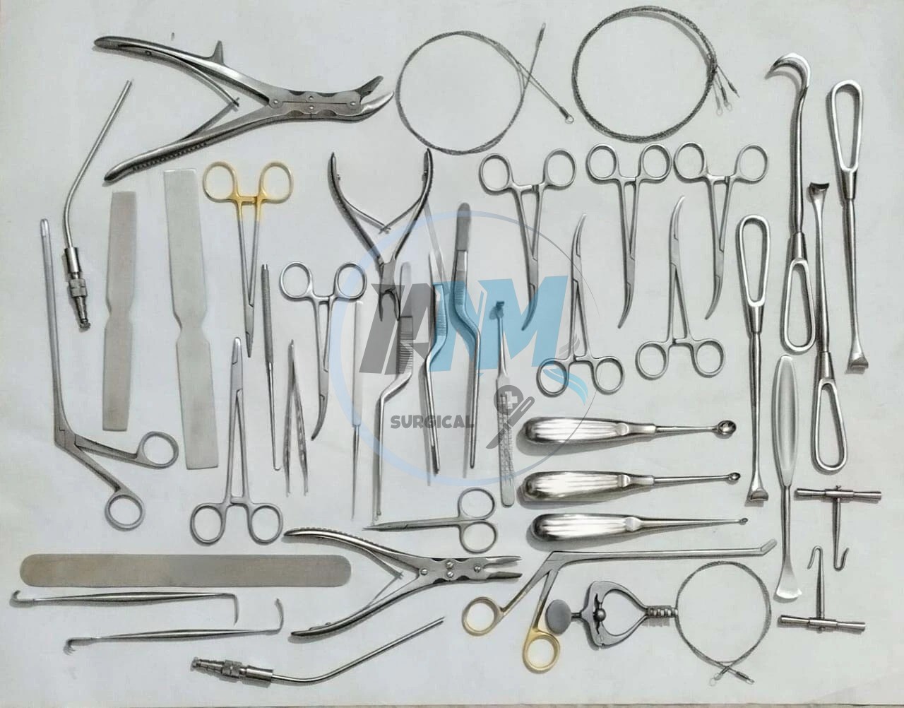 Basic Craniotomy Set of 40 Pcs Surgical Orthopedic Spine Instruments