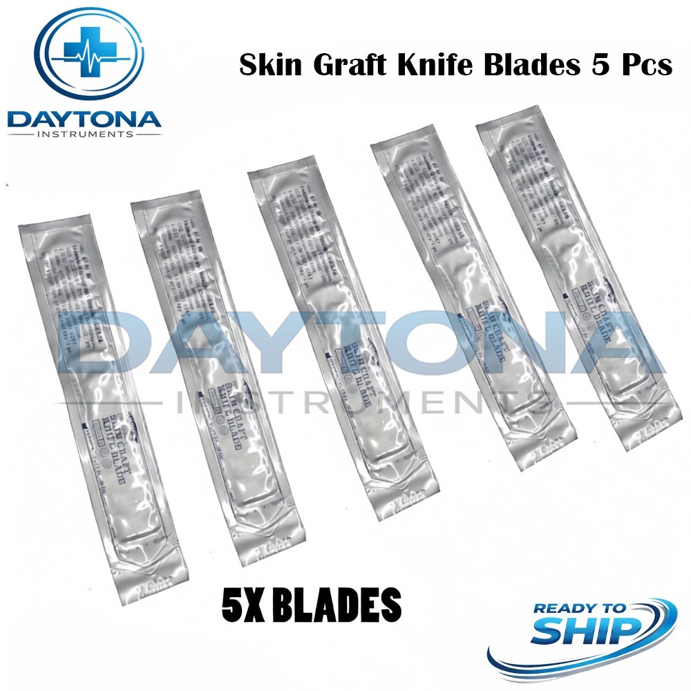 5pcs Skin Graft Knife Blade Dermatome HUMBY & WATSON Surgical Instruments