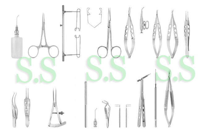 Glaucoma Surgery Set Ophthalmic Surgical Instruments EY-045