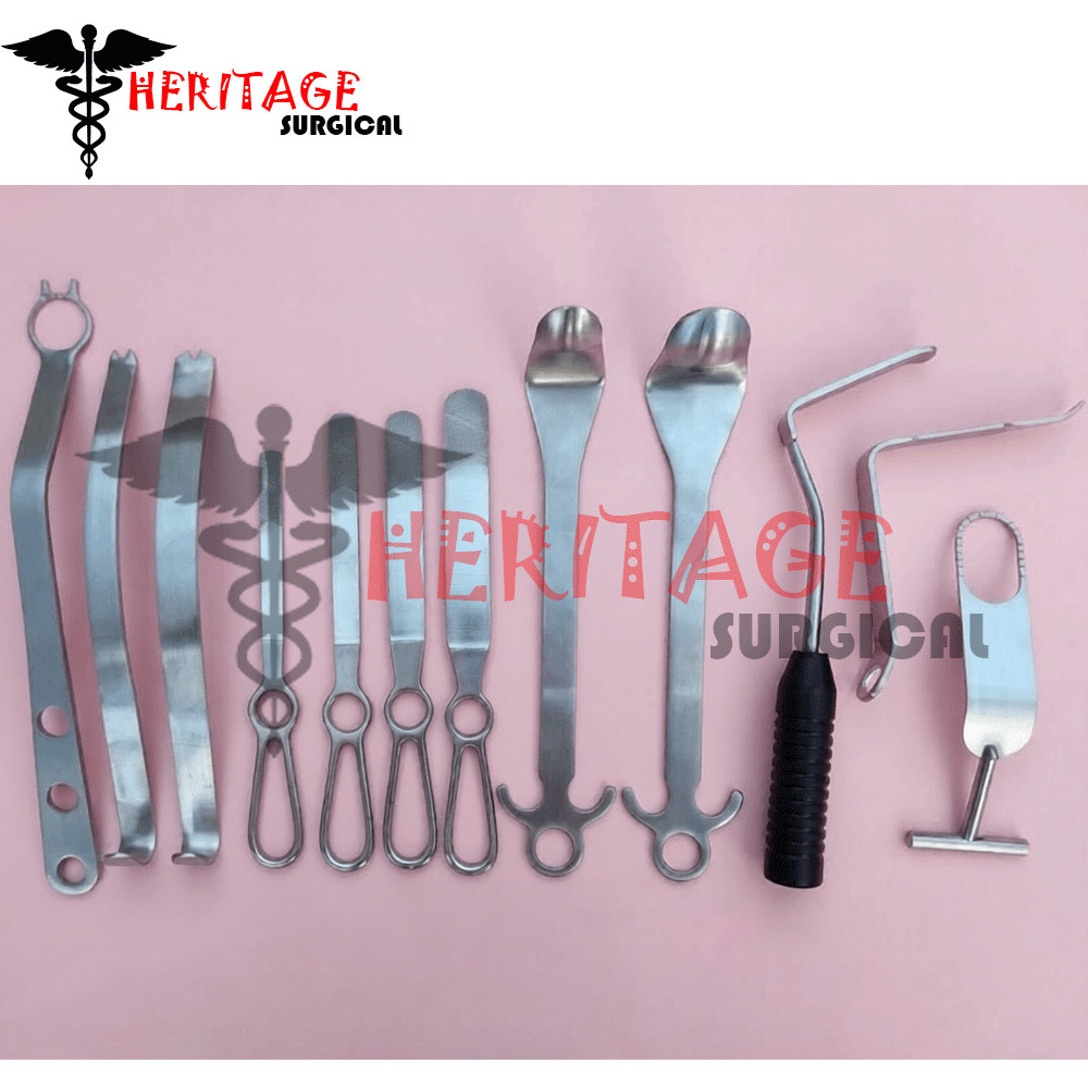 Shoulder Retractor Surgery Set of 12 German Steel Orthopedic instruments