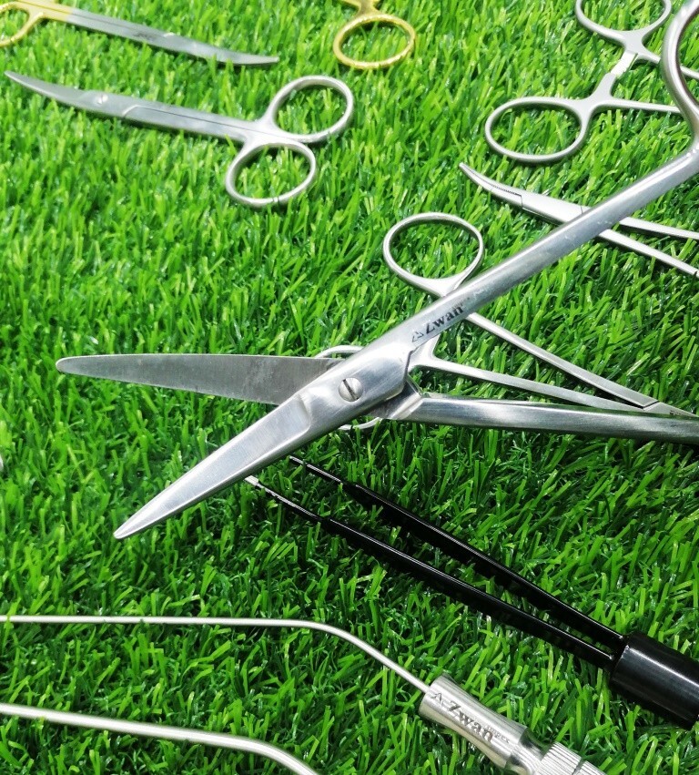 20 Pcs Extended Hand Plastic Reconstruction Surgery & Veterinary Instruments Set