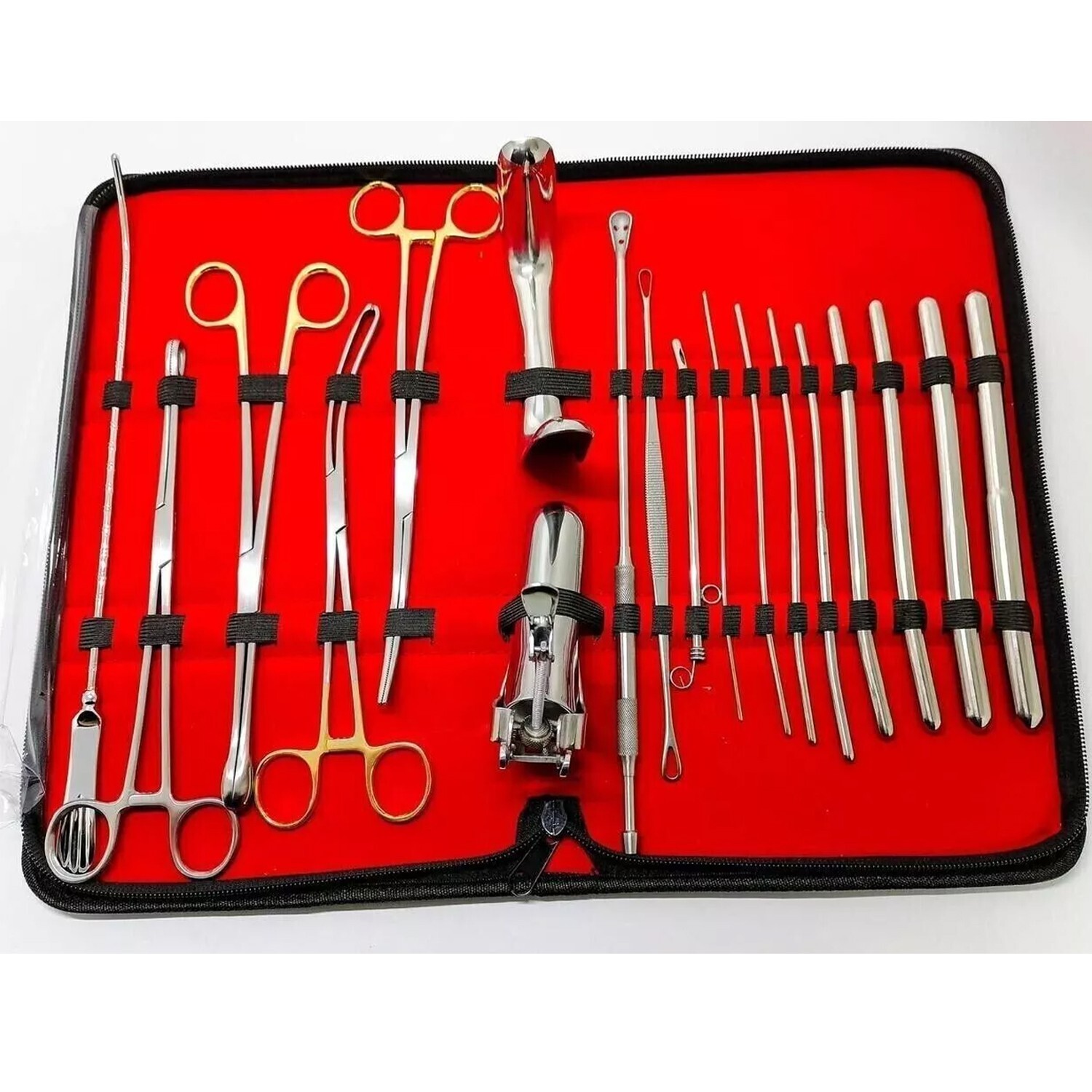Basic Gynaecology Dilatation and Curettage DNC Kit Surgical Instruments Set
