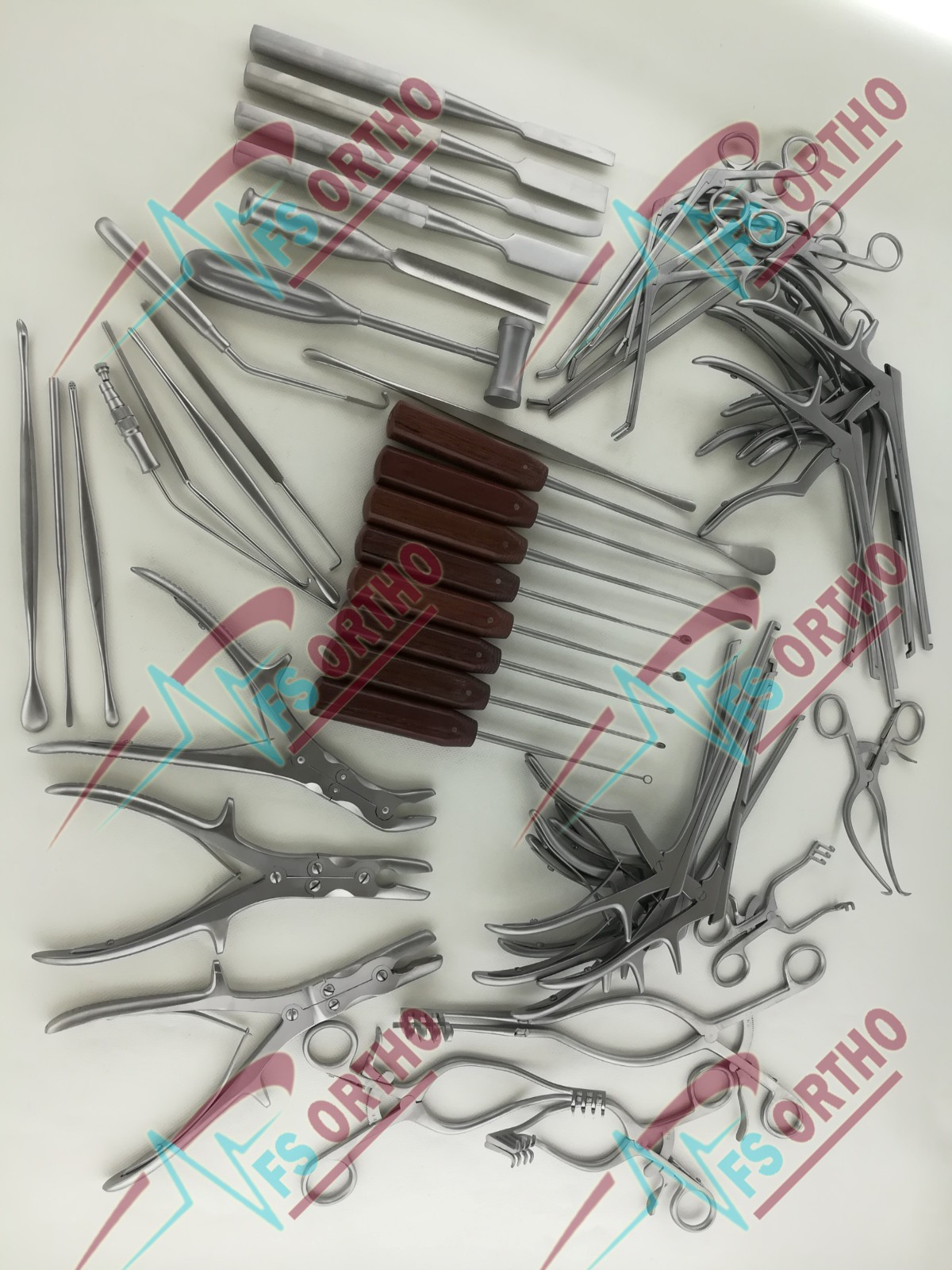 Laminectomy Complete Instrument Set Of 47 PCs Spine Orthopedic Instrument