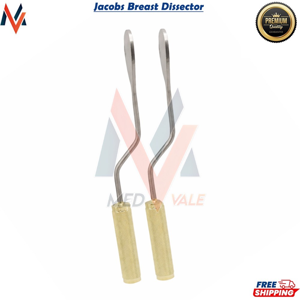 Jacobs Breast Dissector 41 cmAngled Plastic Surgery Dissectors German Grade
