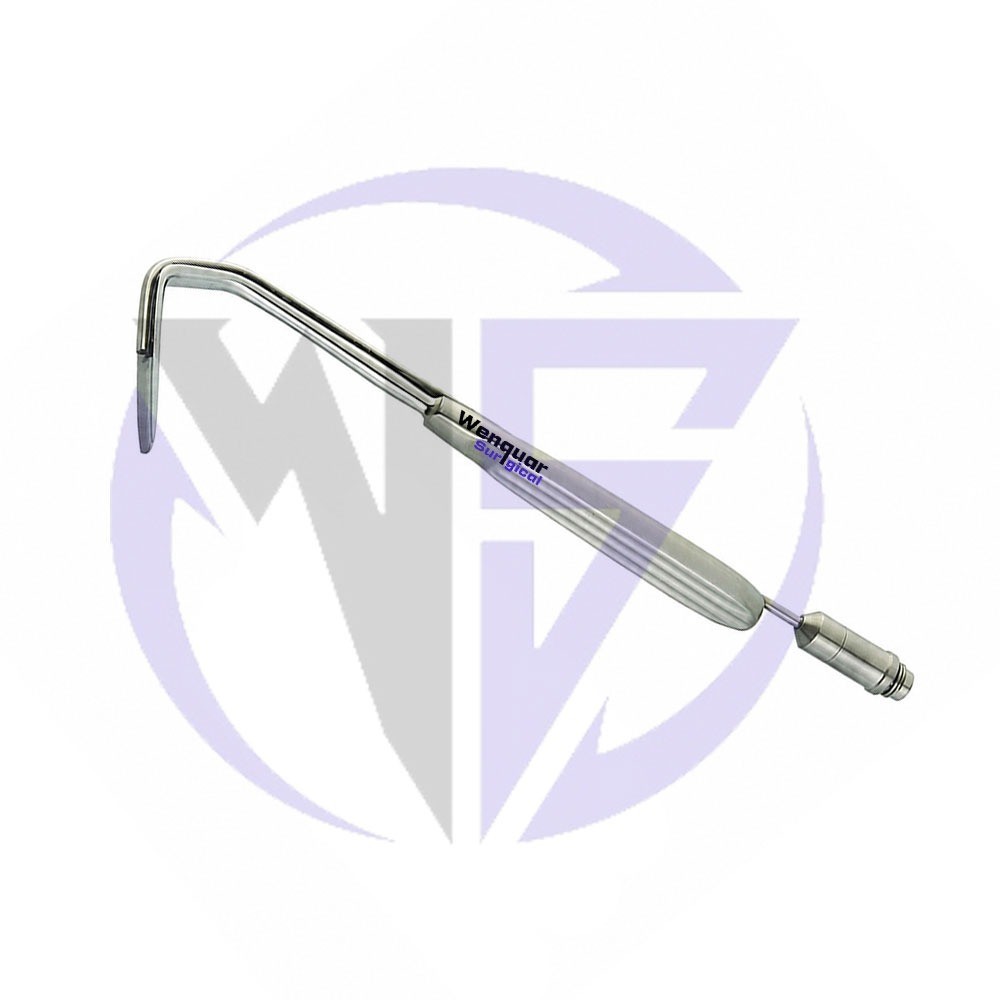 Aufricht Nasal Retractor With Suction 20cm Plastic Surgery Orthopedic Instrument