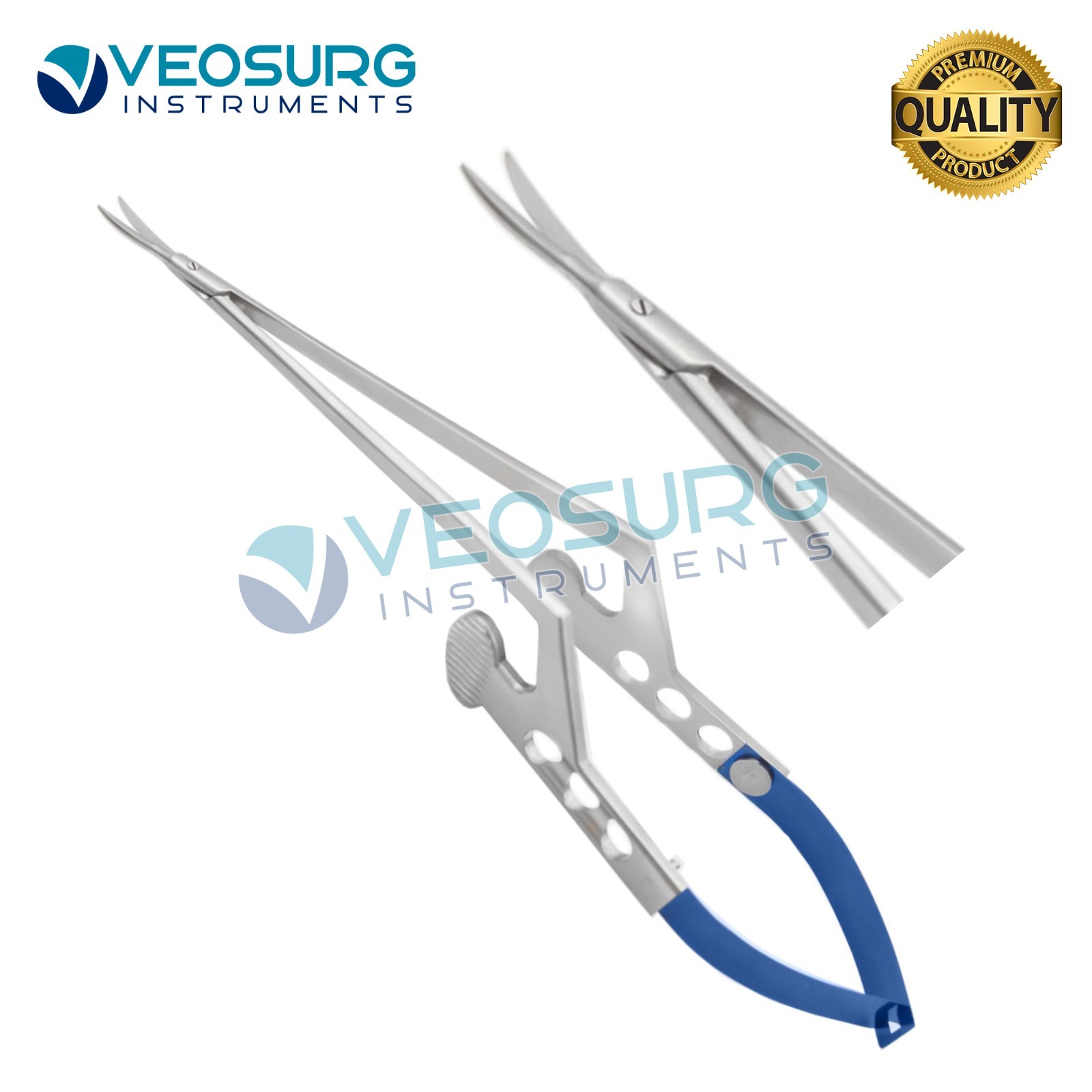 Kamiyama Micro Scissor Neurosurgery Bayonet Handle A+ German Quality