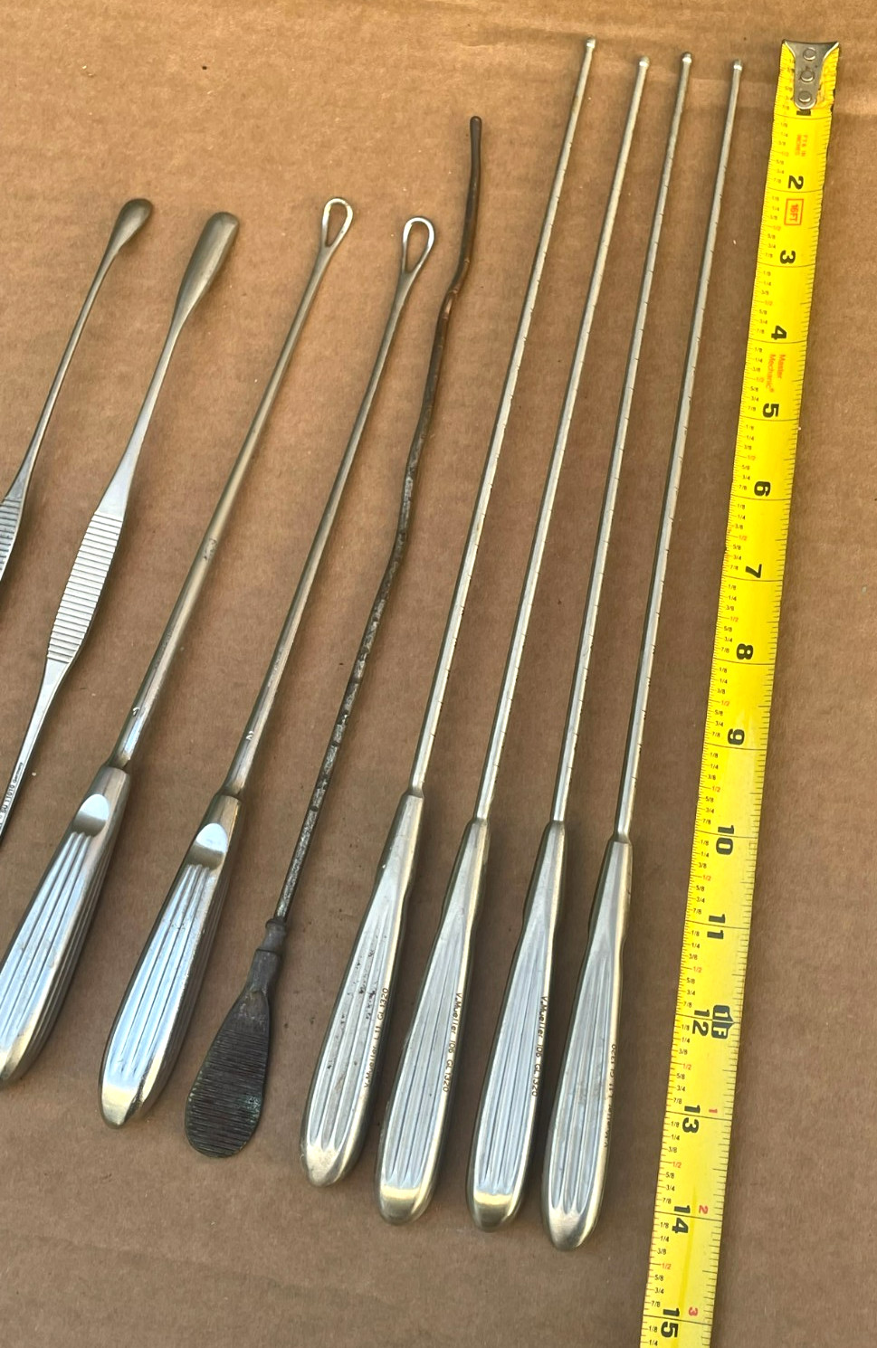 Assorted V-Mueller Curetts Instruments (Lot of 9)