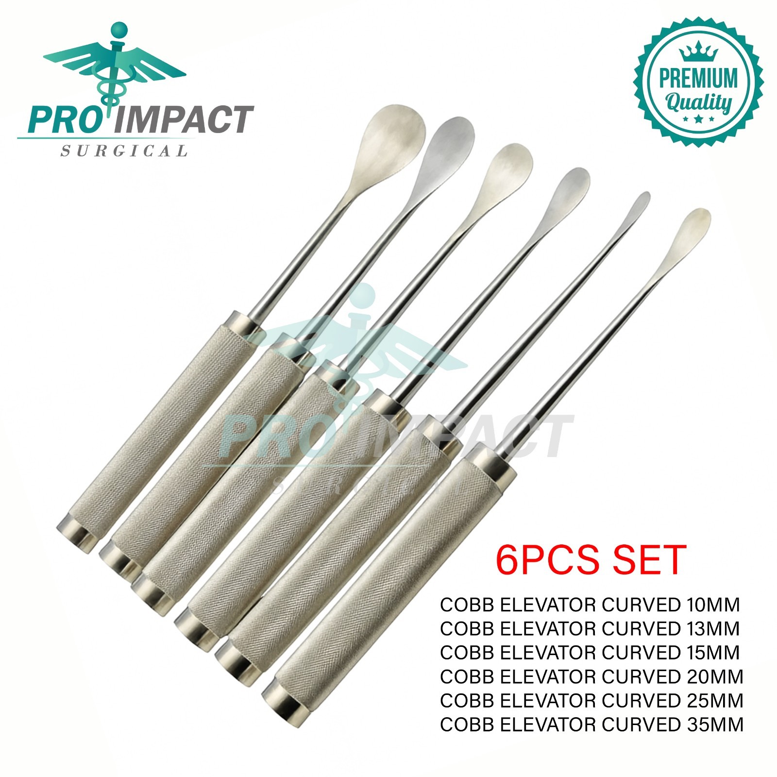 Cobb Elevator Set 6 Pcs Orthopedic Spine Surgical Elevators Instruments