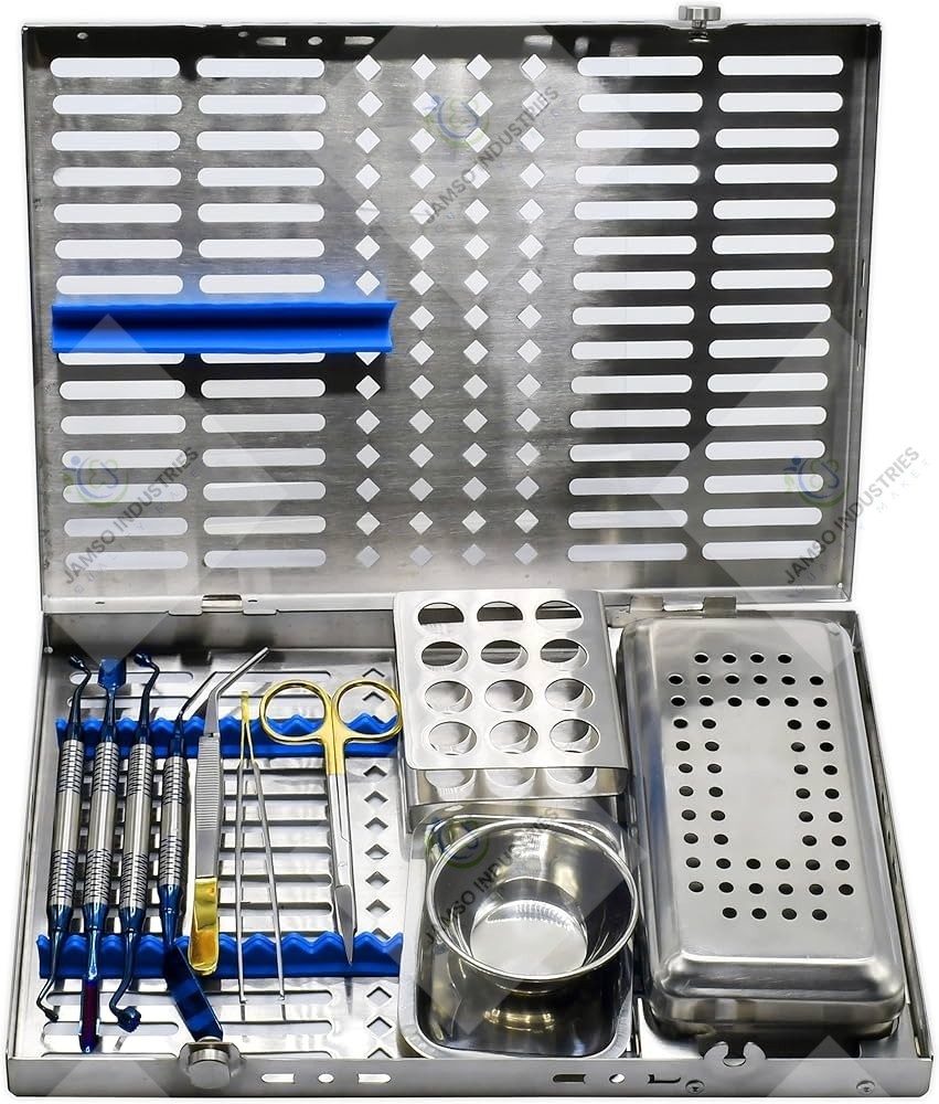 Dental PRF Box Kit Bone Surgery Instruments Implant Surgical Set of 29 PCs