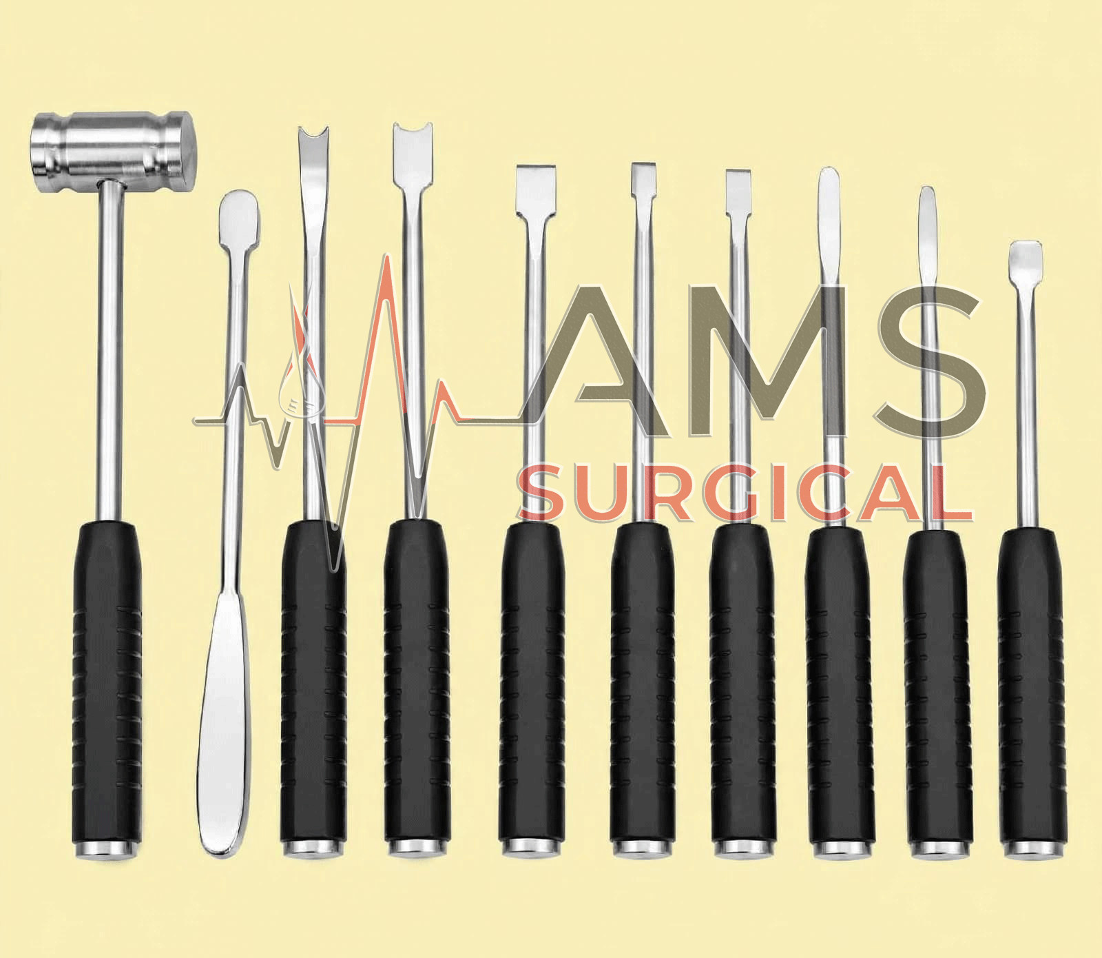 Periacetabular Osteotomy Instrument Set Of 10 Pcs Orthopedic
