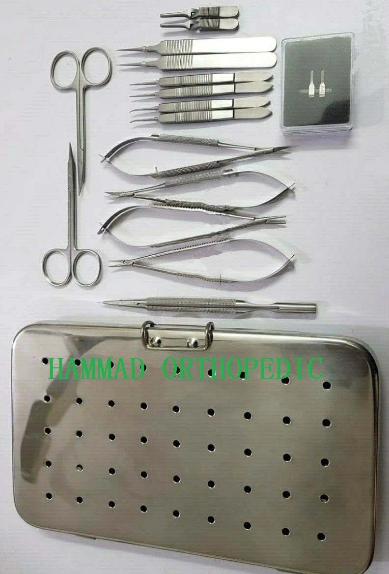 Hand Surgery Basic Micro Surgical Instrument Set Stainless Steel Microsurgery